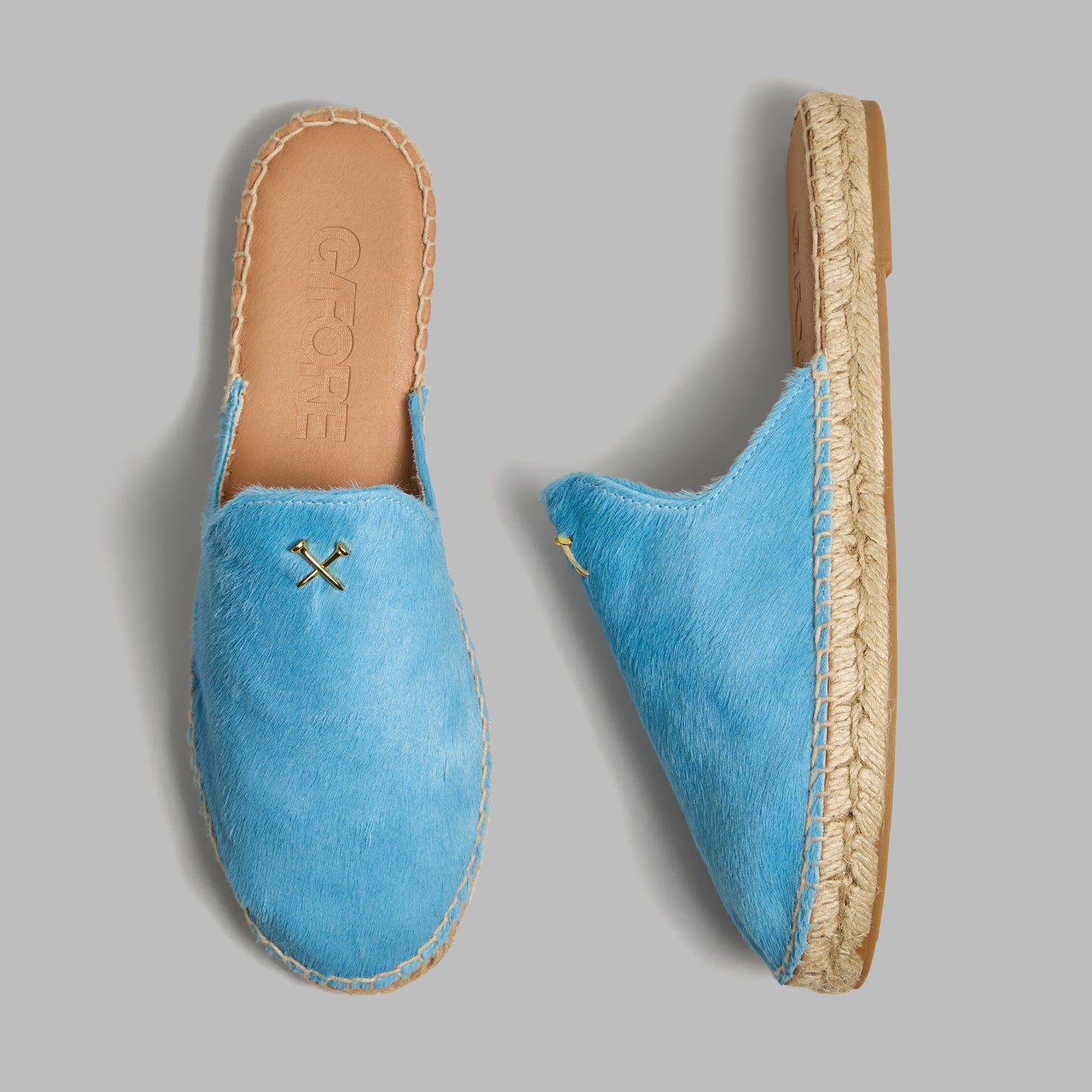 METAL TEES PONY HAIR ESPADRILLE | G/FORE