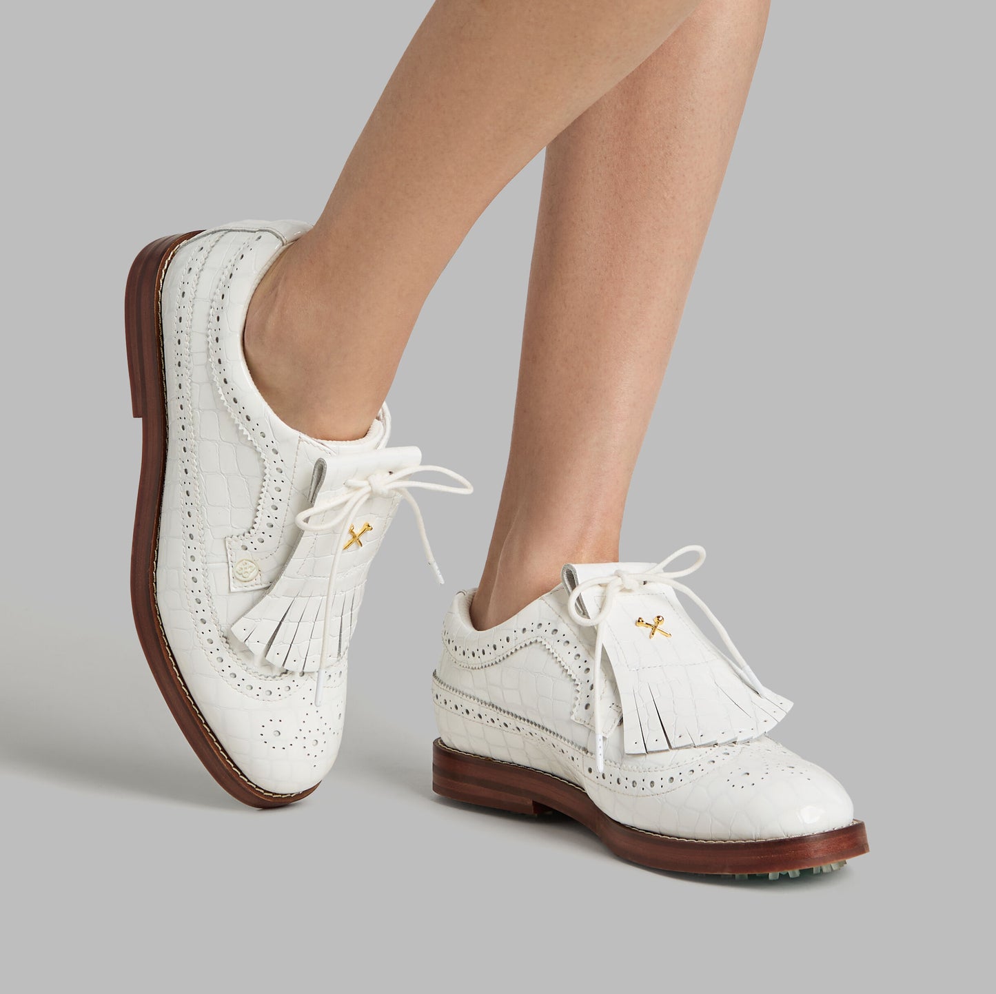 LTD RELEASE GALLIVANTER CROC-EMBOSSED LEATHER LUXE SOLE GOLF SHOE | G/FORE Near me