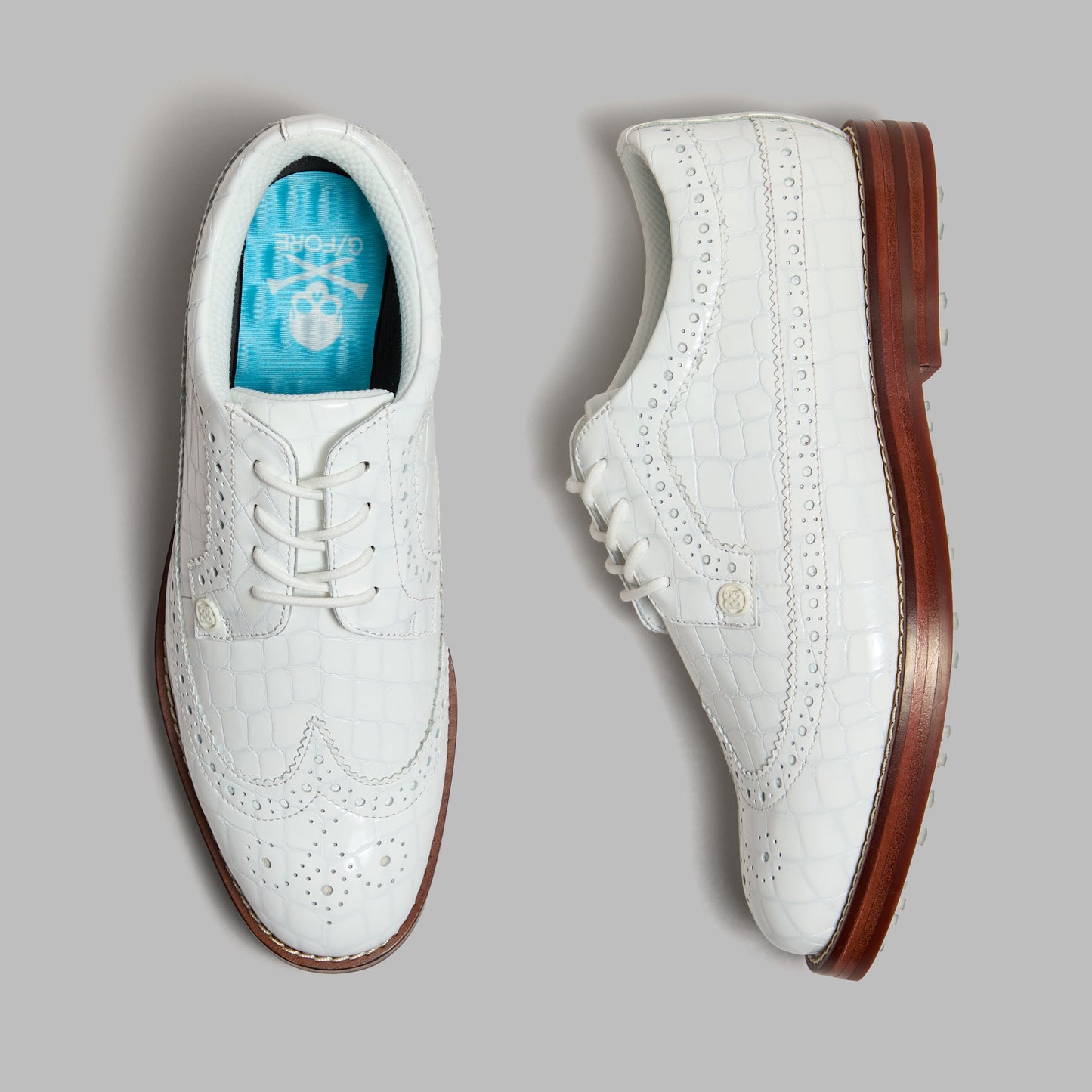 LTD RELEASE GALLIVANTER CROC-EMBOSSED LEATHER LUXE SOLE GOLF SHOE | G/FORE Near me