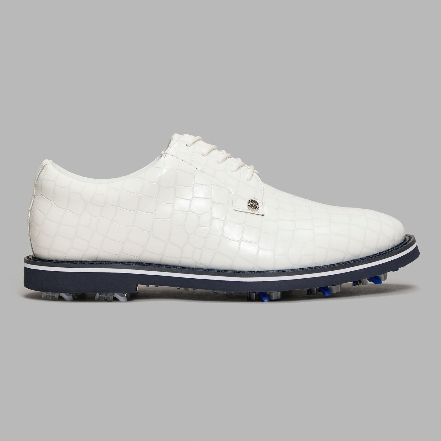 LTD RELEASE GALLIVANTER G/LOCK CROC-EMBOSSED LEATHER DERBY GOLF SHOE | G/FORE sale