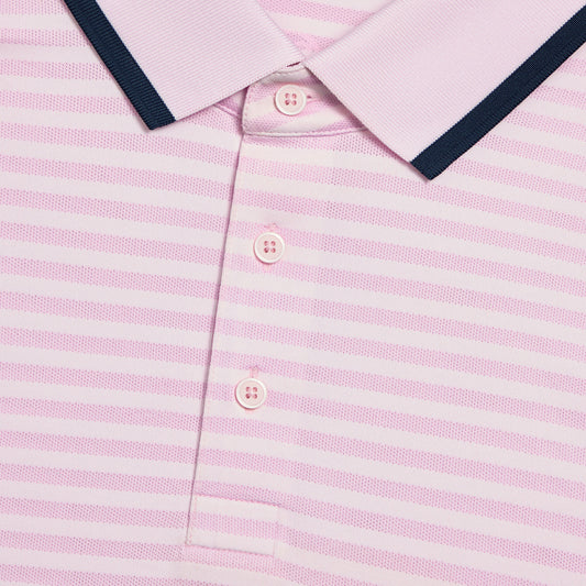 PERFORATED STRIPE JERSEY POLO | G/FORE Near me