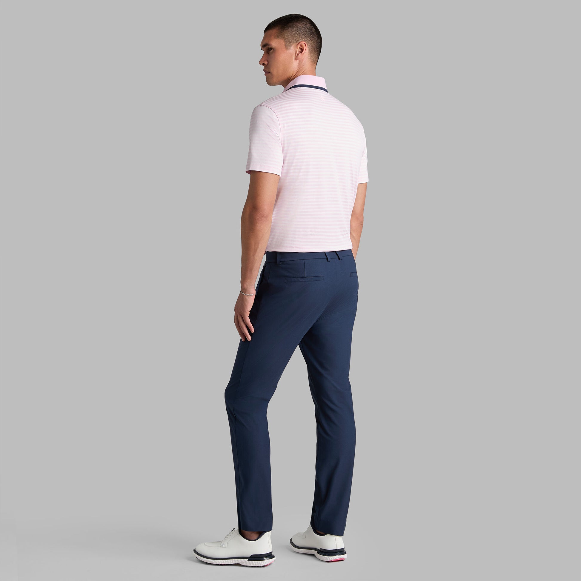 PERFORATED STRIPE JERSEY POLO | G/FORE Near me