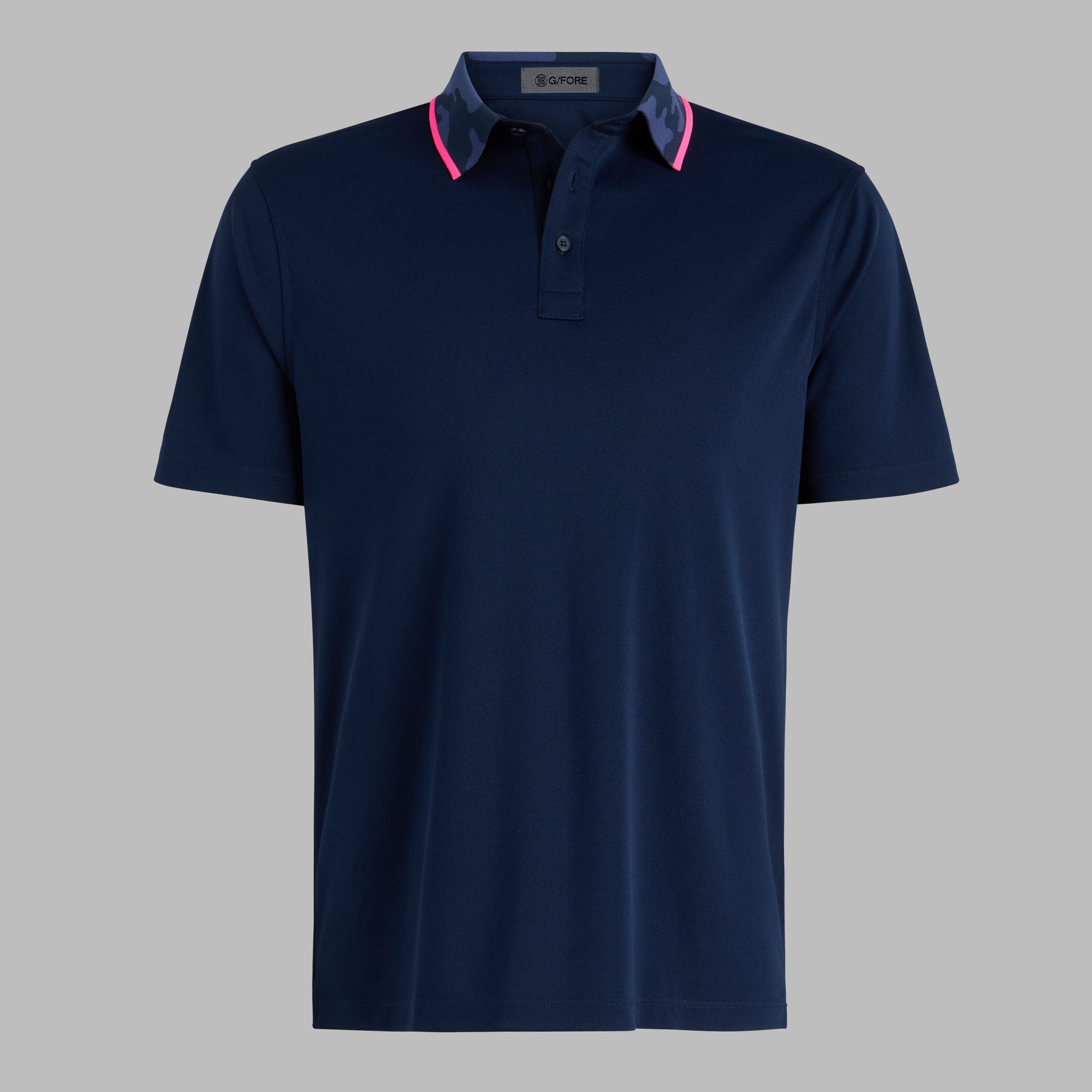 CAMO COLLAR PERFORMANCE PIQUE POLO | G/FORE New