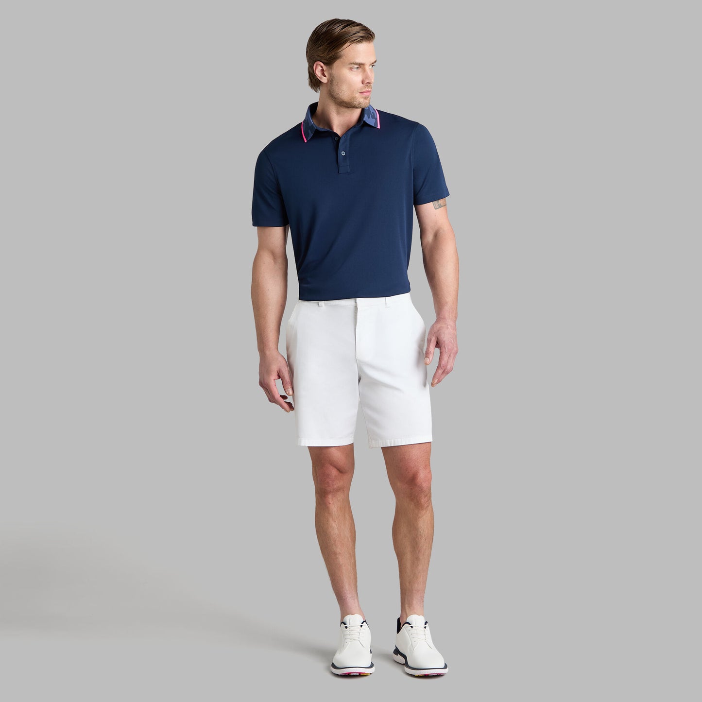 CAMO COLLAR PERFORMANCE PIQUE POLO | G/FORE New