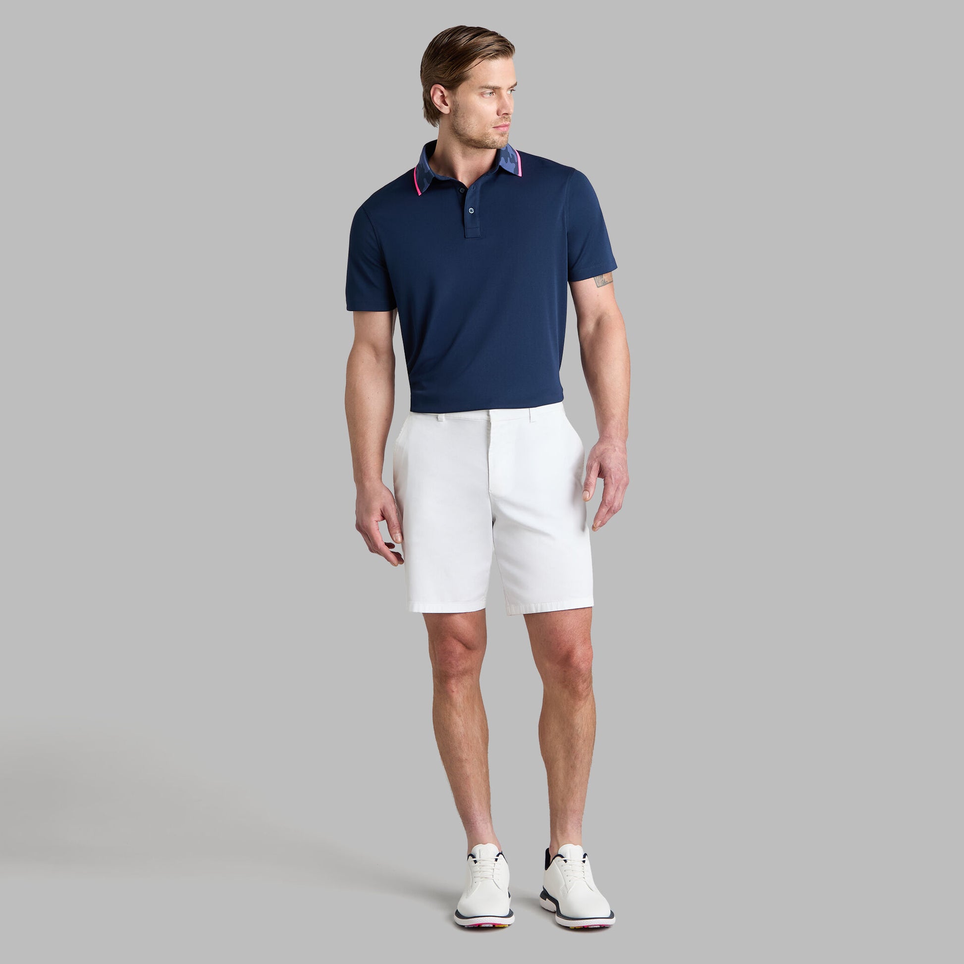 CAMO COLLAR PERFORMANCE PIQUE POLO | G/FORE New