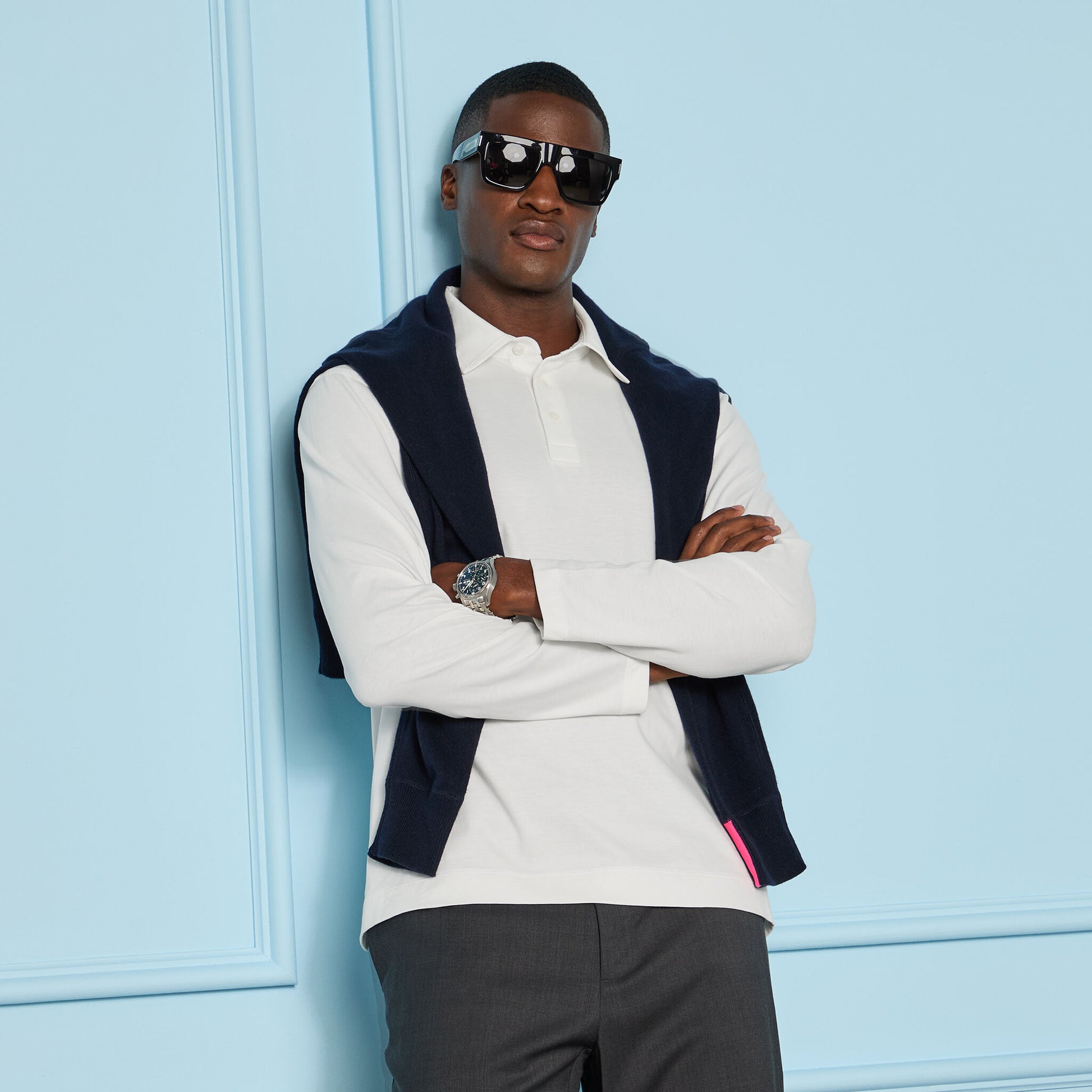 SUPER SOFT BRUSHED COTTON LONG SLEEVE POLO | G/FORE