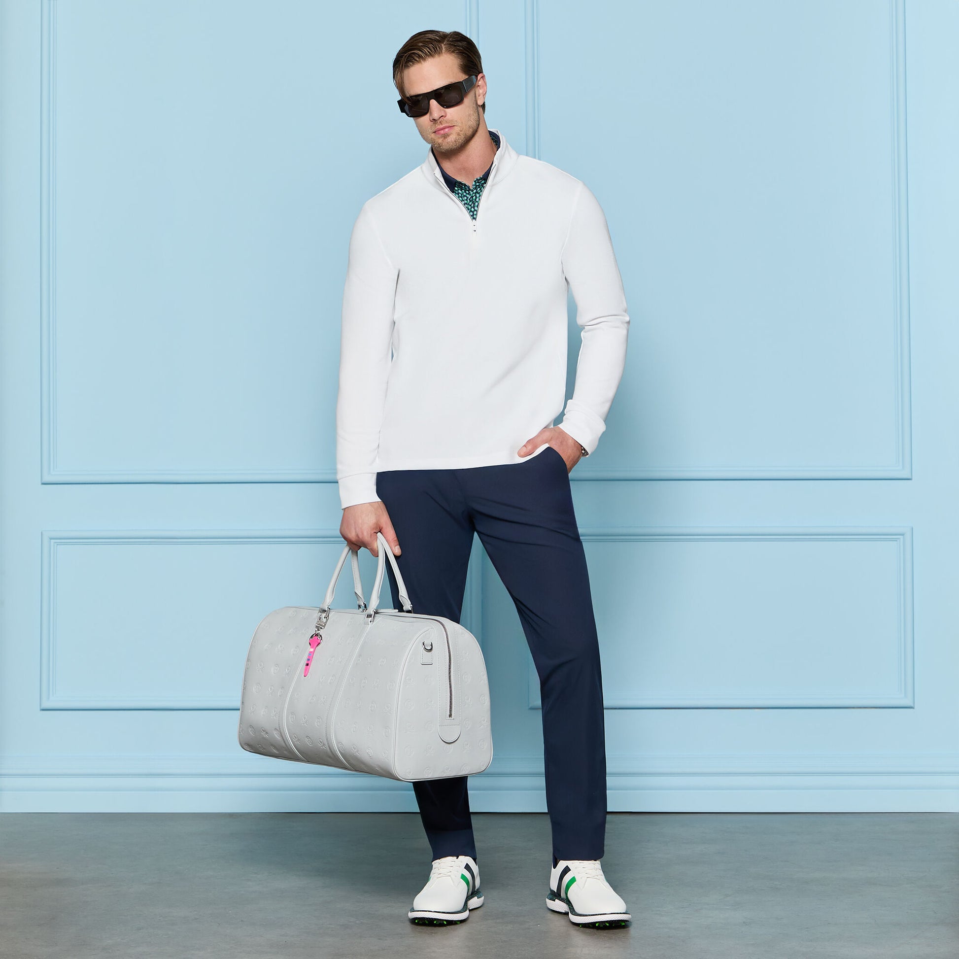 WAFFLE KNIT QUARTER ZIP | G/FORE On sale