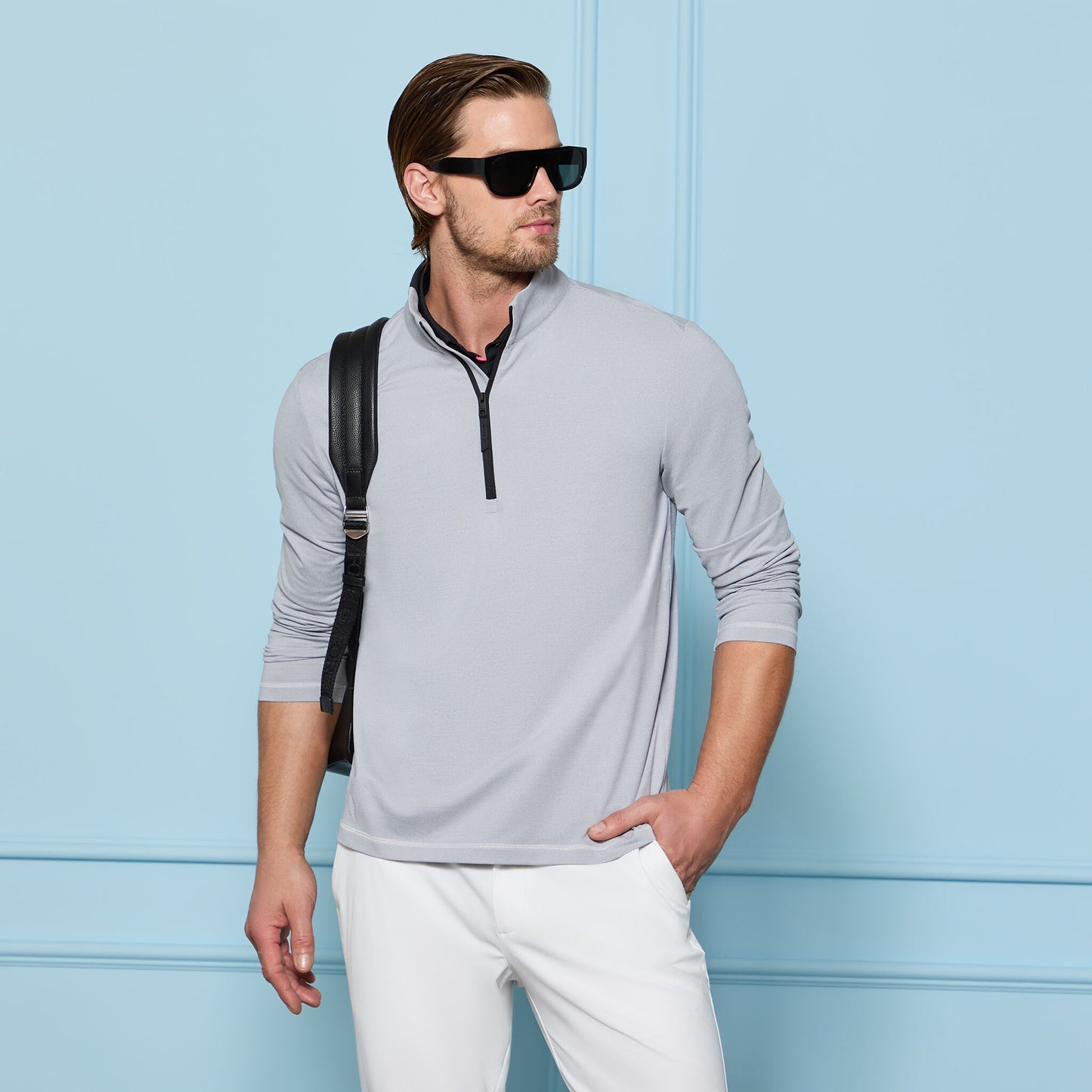BRUSHED BACK TECH 1/4 ZIP PULLOVER |PULLOVERS & QUARTER-ZIPS |G/FORE | G/FORE Discount