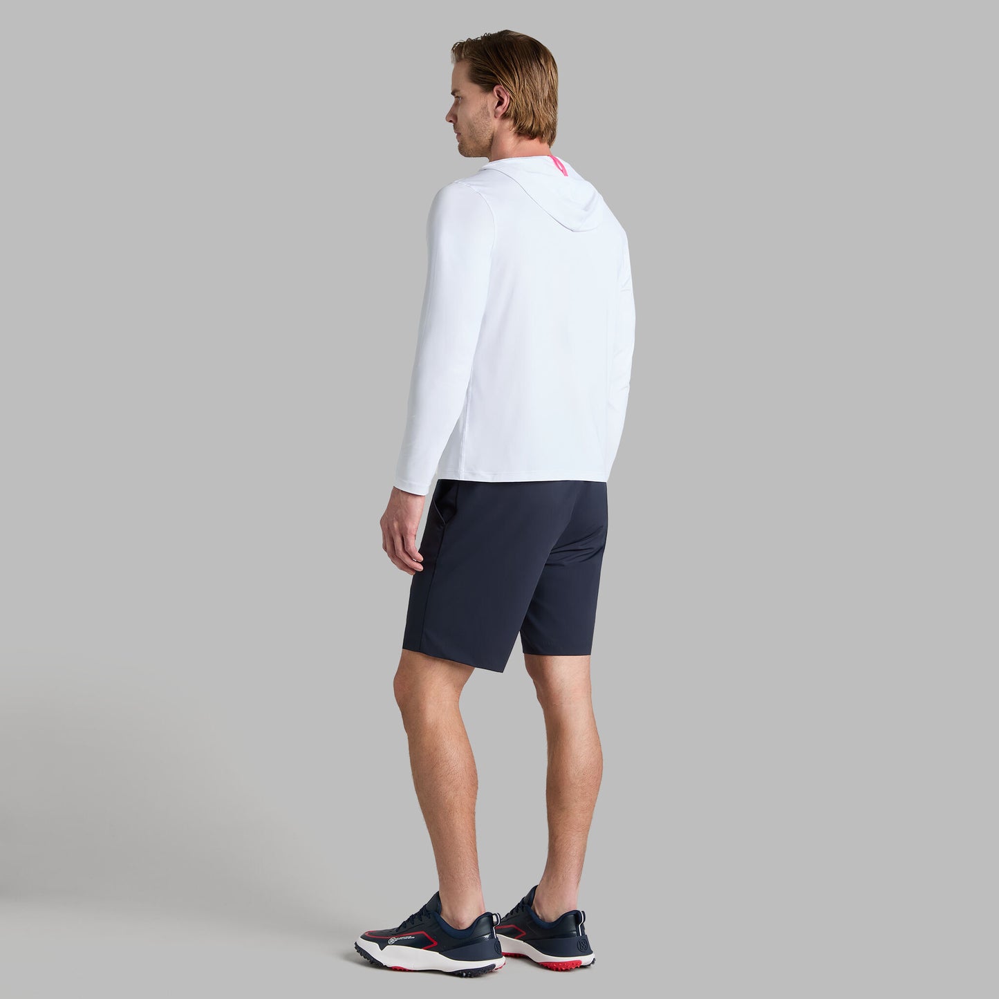 MÉLANGE ICE NYLON HOODIE |PULLOVERS & QUARTER-ZIPS |G/FORE | G/FORE US