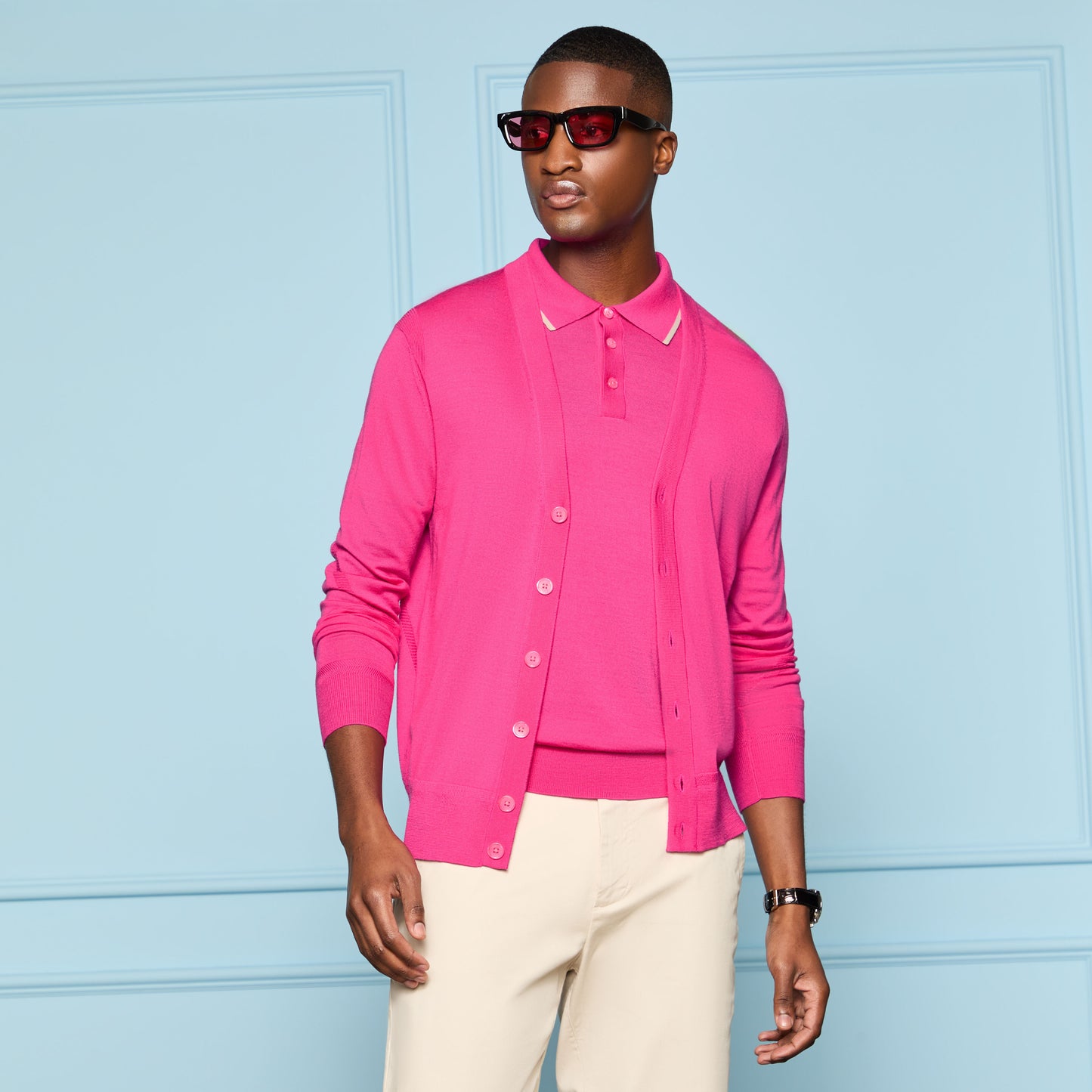 LTD RELEASE MERINO WOOL KNIT CARDIGAN | G/FORE On sale