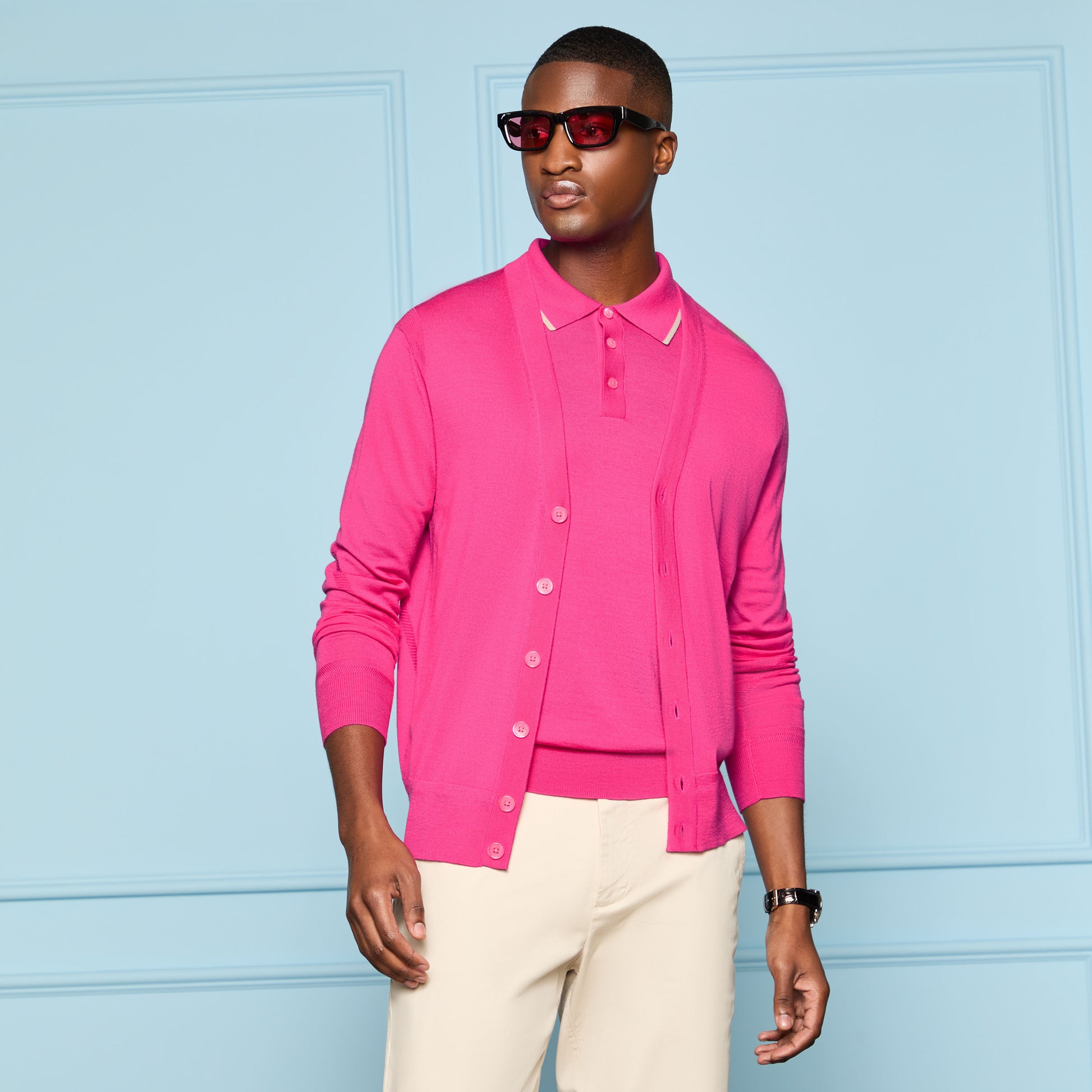 LTD RELEASE MERINO WOOL KNIT CARDIGAN | G/FORE On sale