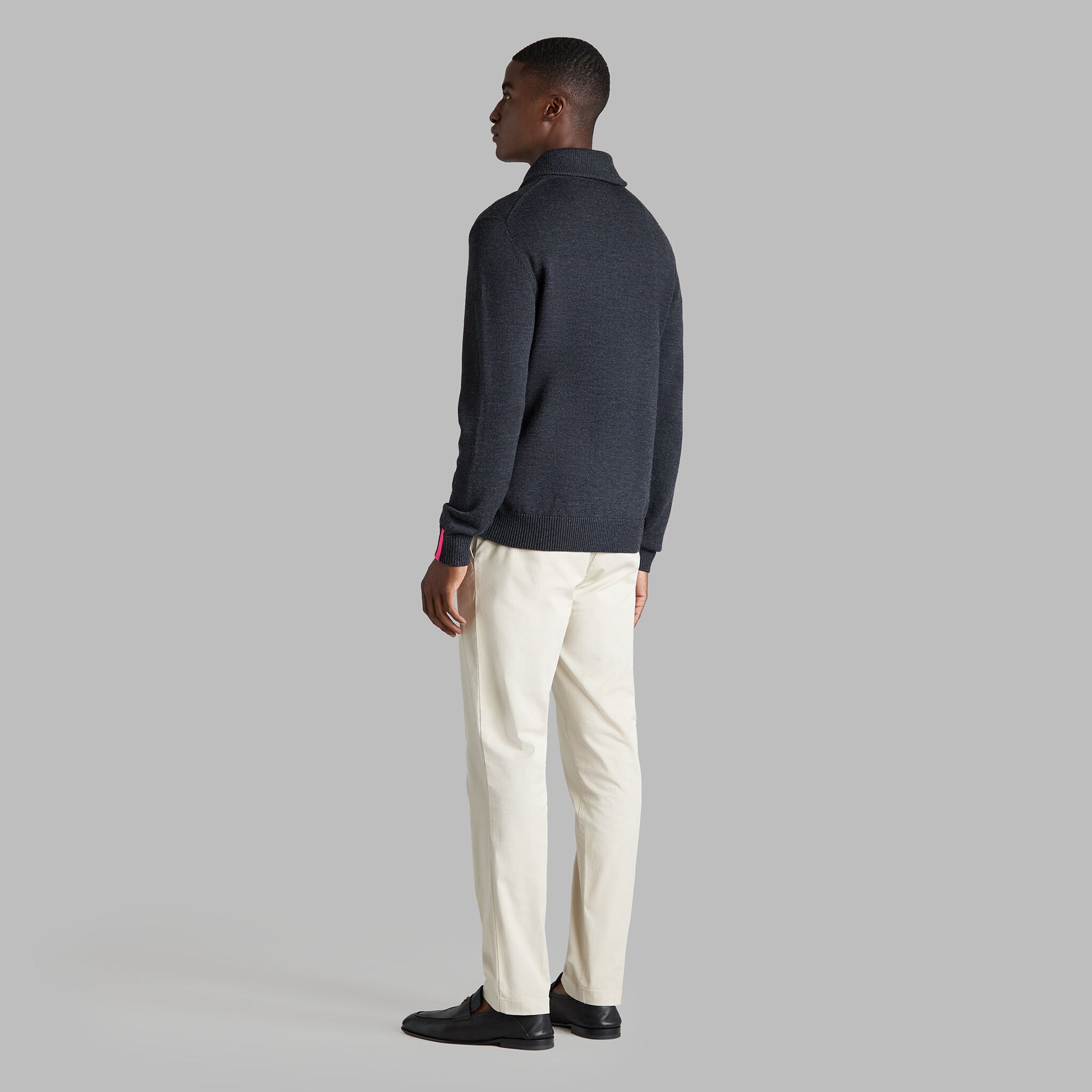 SHAWL COLLAR MERINO WOOL SWEATER | G/FORE sale