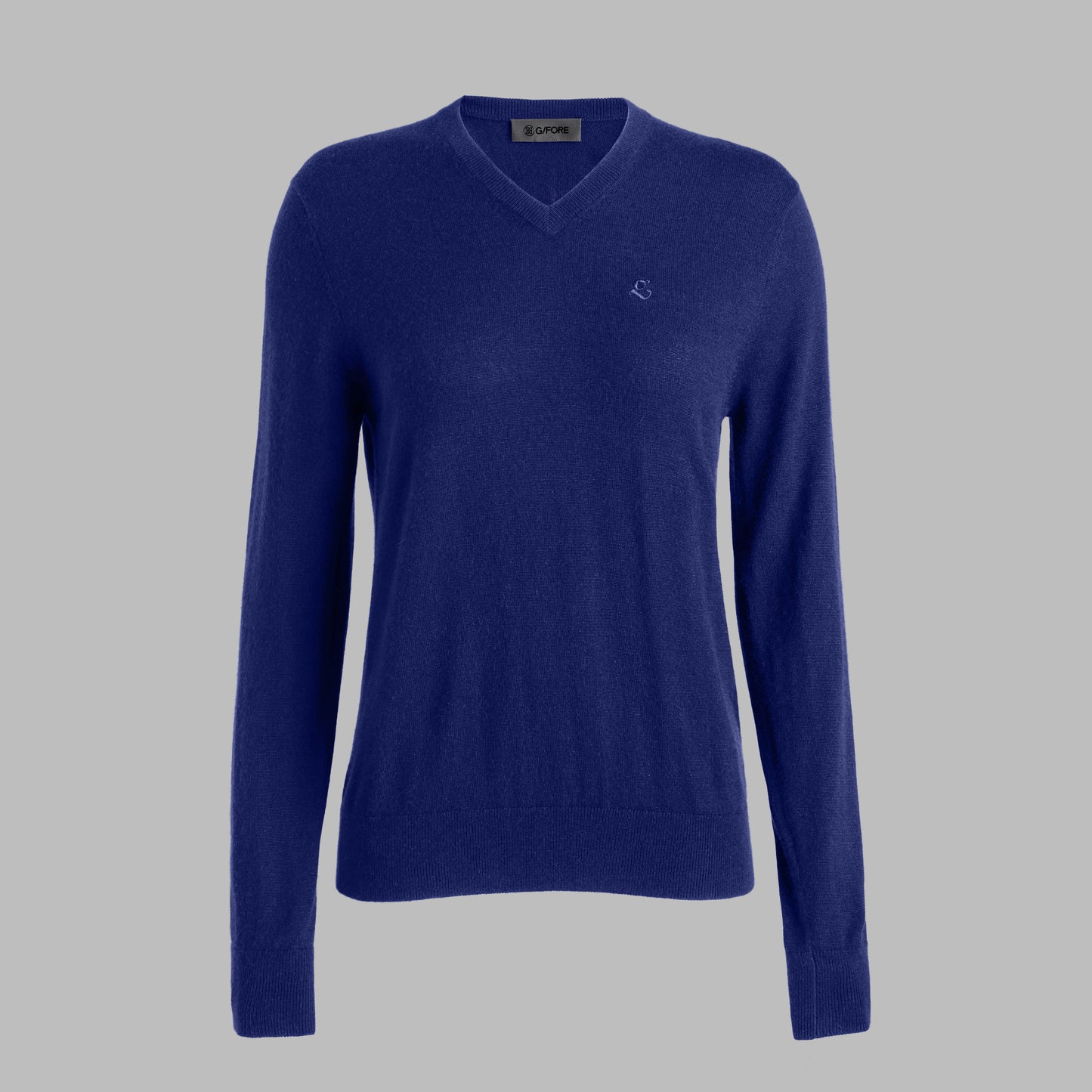 G SCRIBE VERSE V NECK CASHMERE SWEATER | G/FORE For Sale
