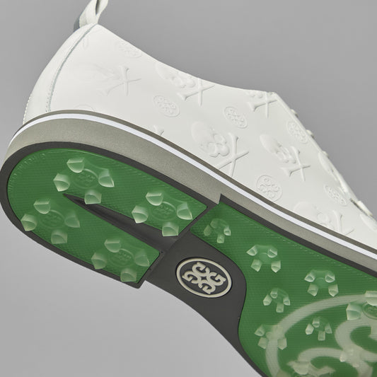 GALLIVANTER EMBOSSED SKULL & TEES LEATHER GOLF SHOE | G/FORE sale