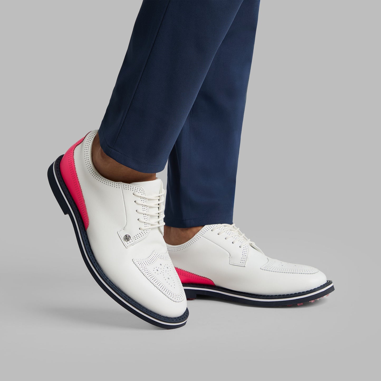 GALLIVANTER LEATHER BROGUE GOLF SHOE | G/FORE Discount