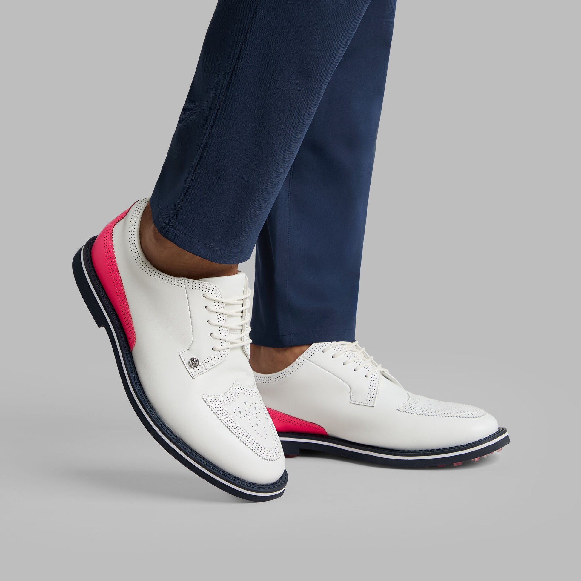 GALLIVANTER LEATHER BROGUE GOLF SHOE | G/FORE Discount
