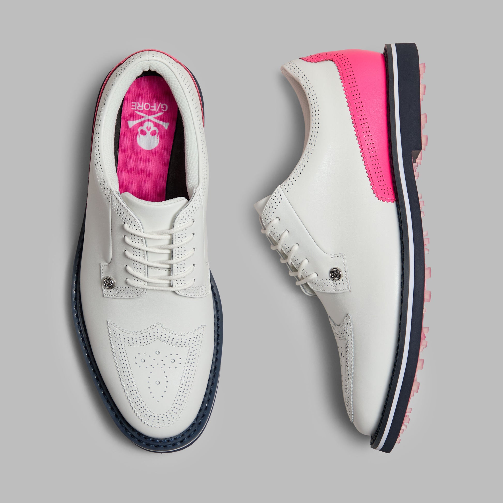GALLIVANTER LEATHER BROGUE GOLF SHOE | G/FORE Discount