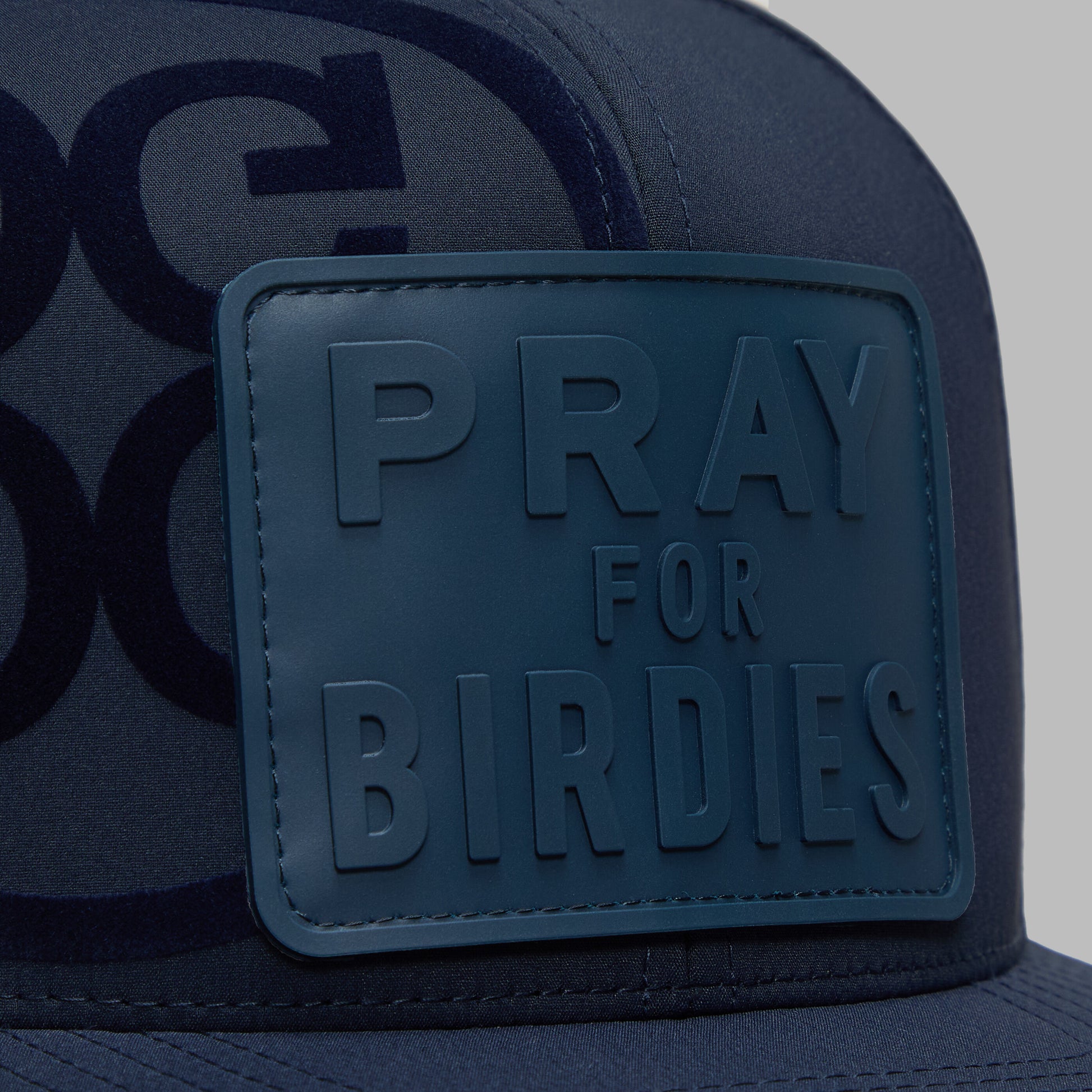 PRAY FOR BIRDIES PATCH PERFORATED DELTA HAT |HATS | G/FORE On sale