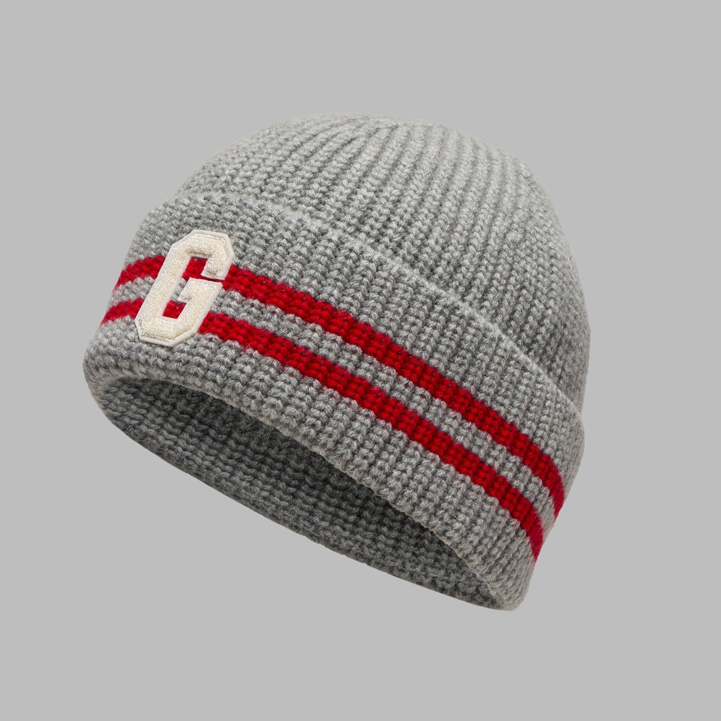 STRIPED IT LETTER G WOOL CASHMERE BEANIE | G/FORE sale