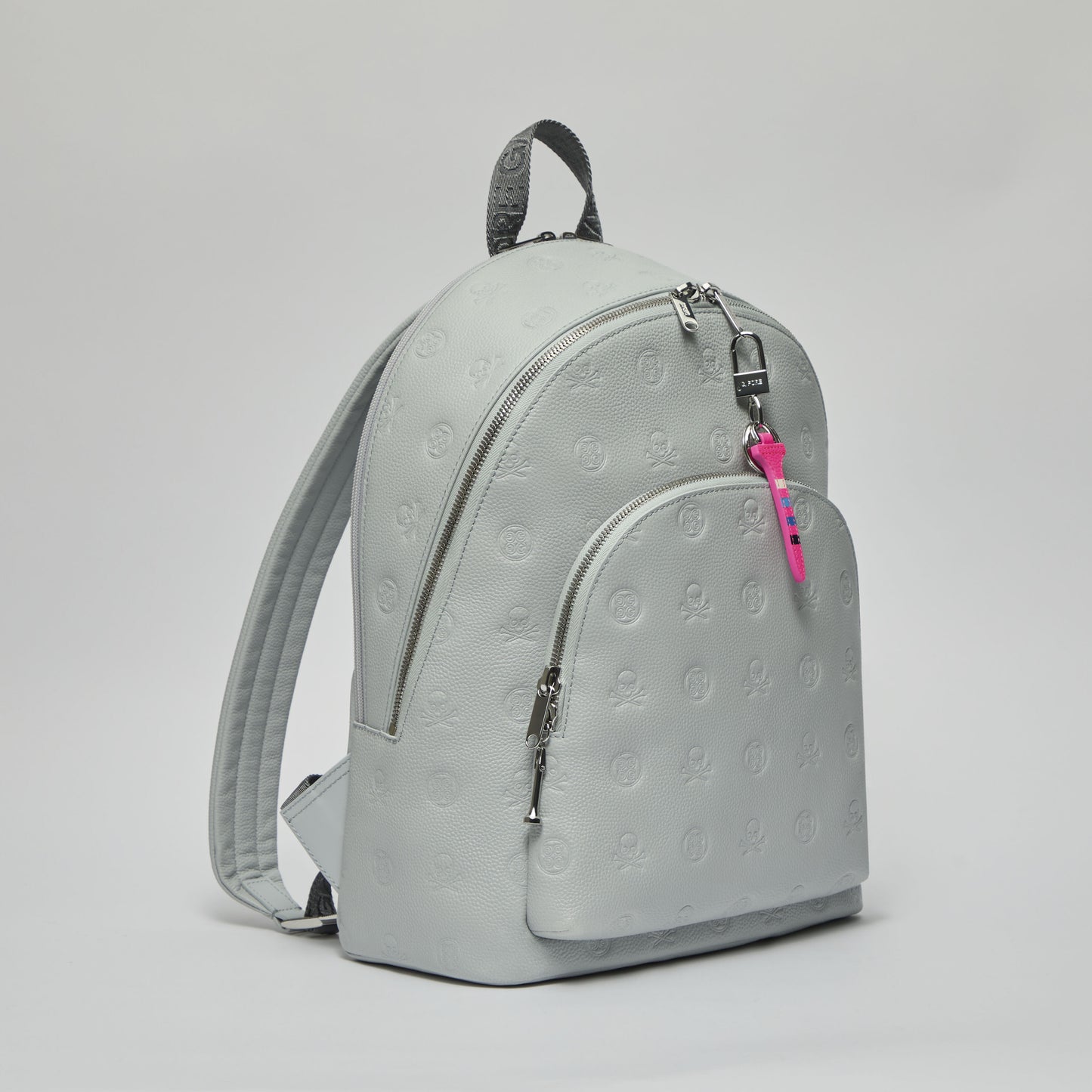 EMBOSSED SKULL & TEES LEATHER BACKPACK | G/FORE On sale