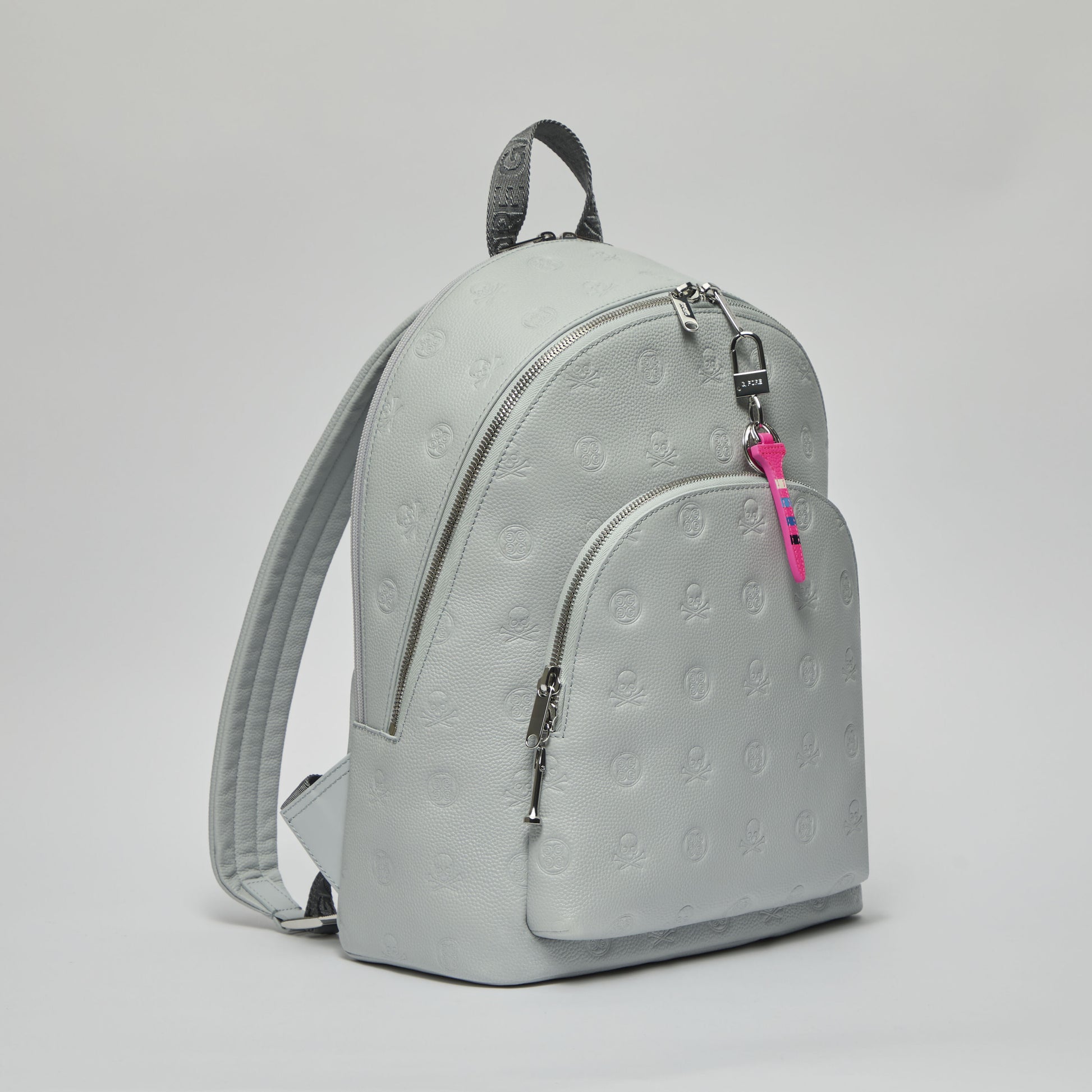 EMBOSSED SKULL & TEES LEATHER BACKPACK | G/FORE On sale