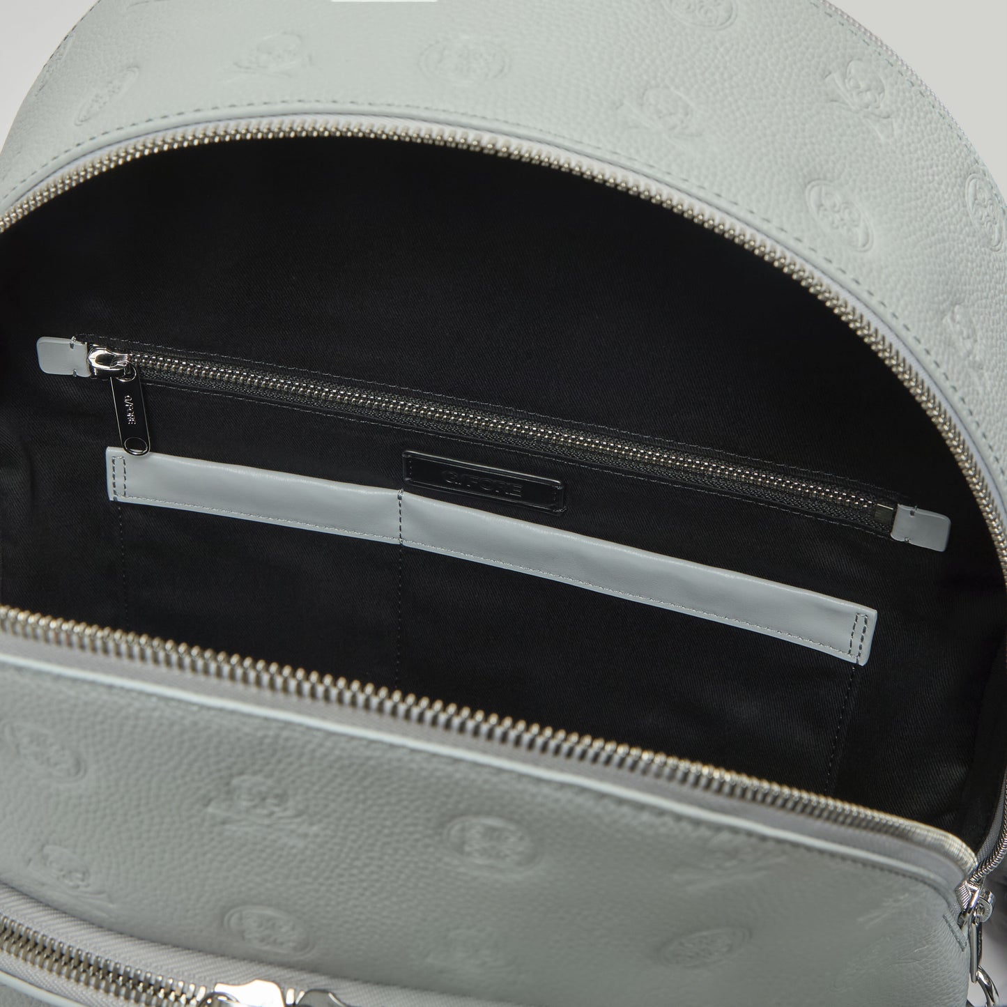 EMBOSSED SKULL & TEES LEATHER BACKPACK | G/FORE On sale