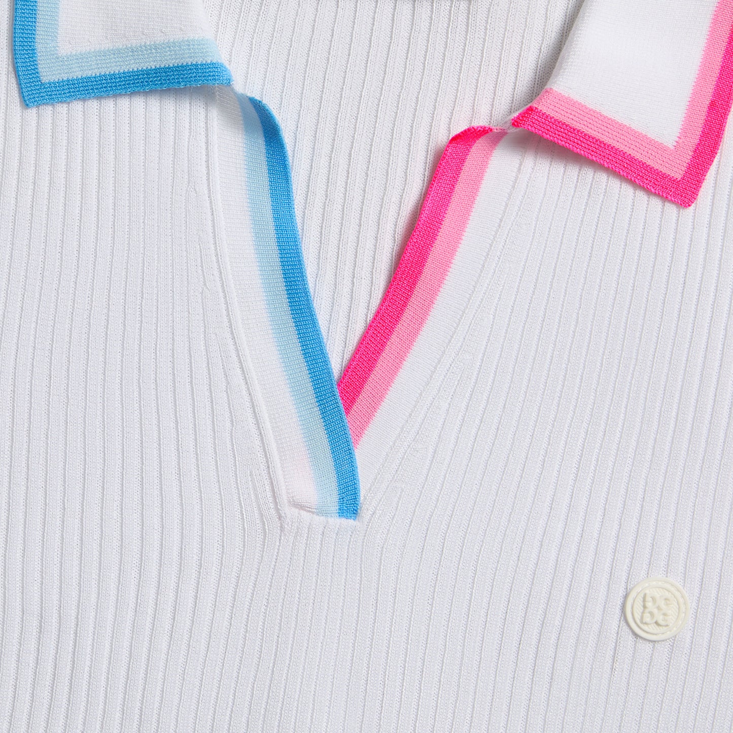 JOHNNY COLLAR COTTON BLEND RIB POLO | G/FORE For Sale