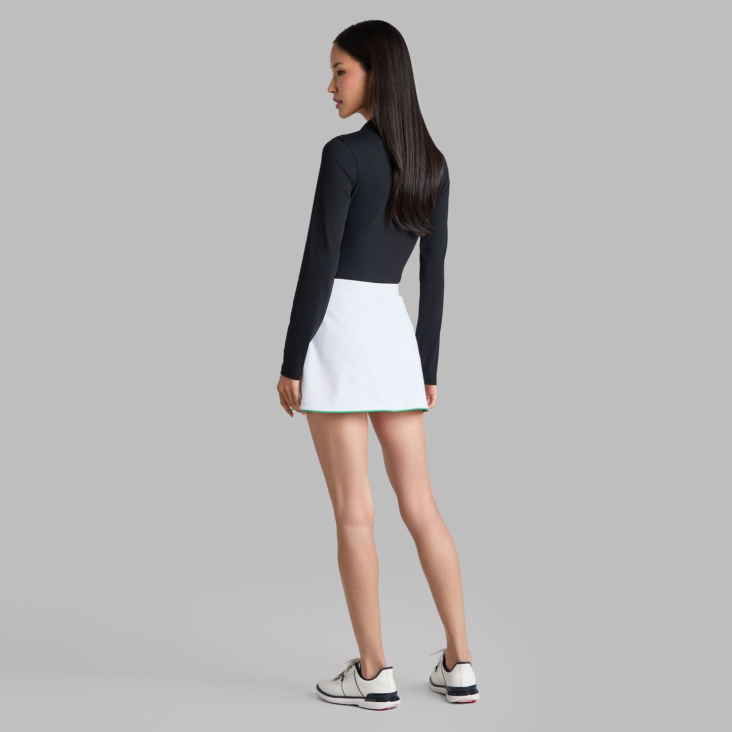 RIBBED TECH NYLON LONG SLEEVE POLO | G/FORE Discount
