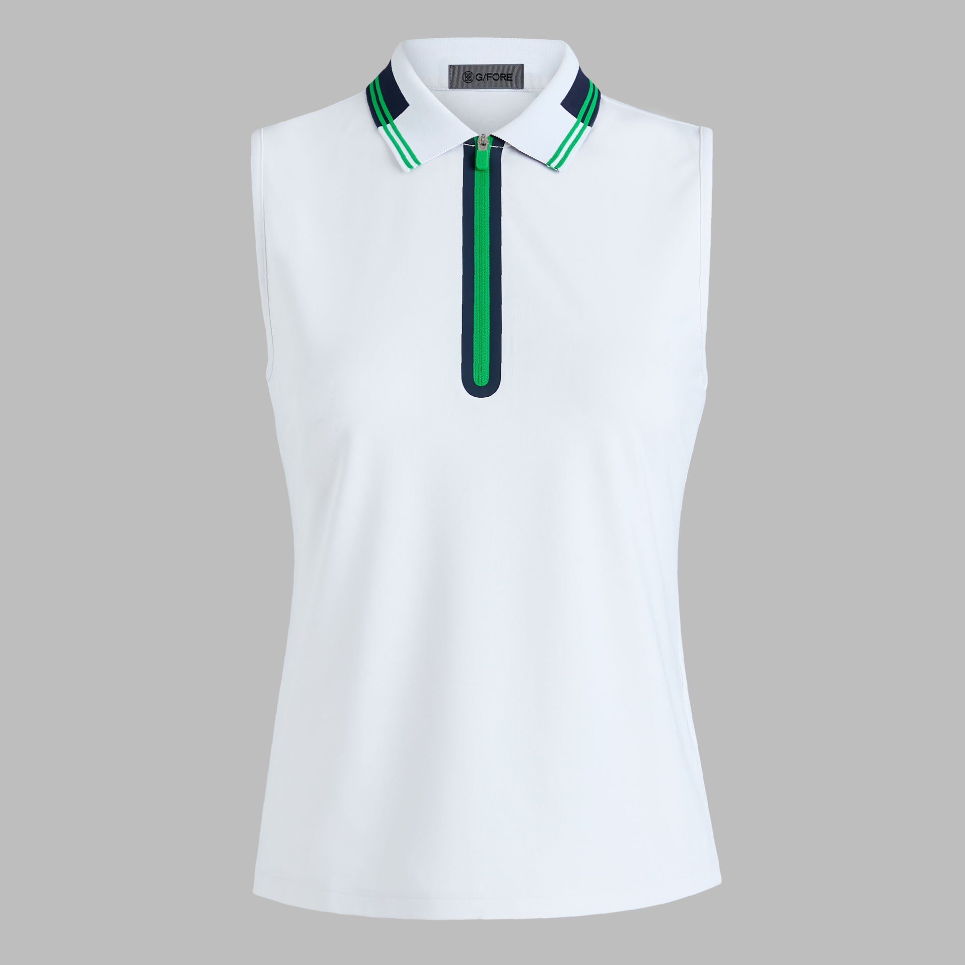 CONTRAST TECH PIQUÉ SLEEVELESS POLO | G/FORE Near me