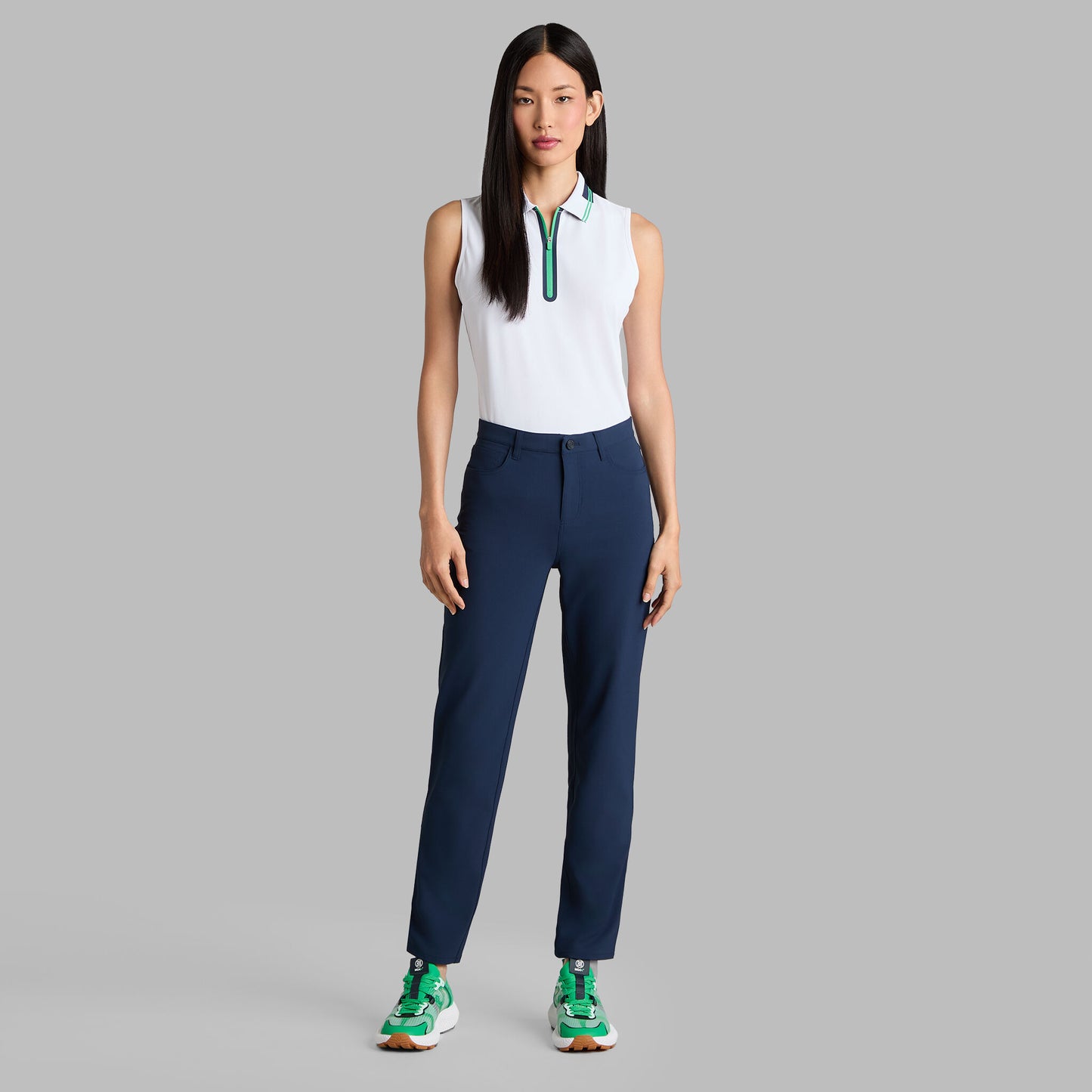 CONTRAST TECH PIQUÉ SLEEVELESS POLO | G/FORE Near me