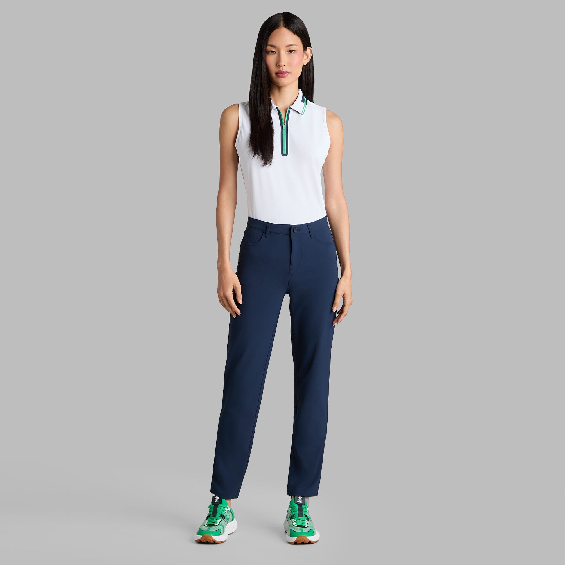 CONTRAST TECH PIQUÉ SLEEVELESS POLO | G/FORE Near me
