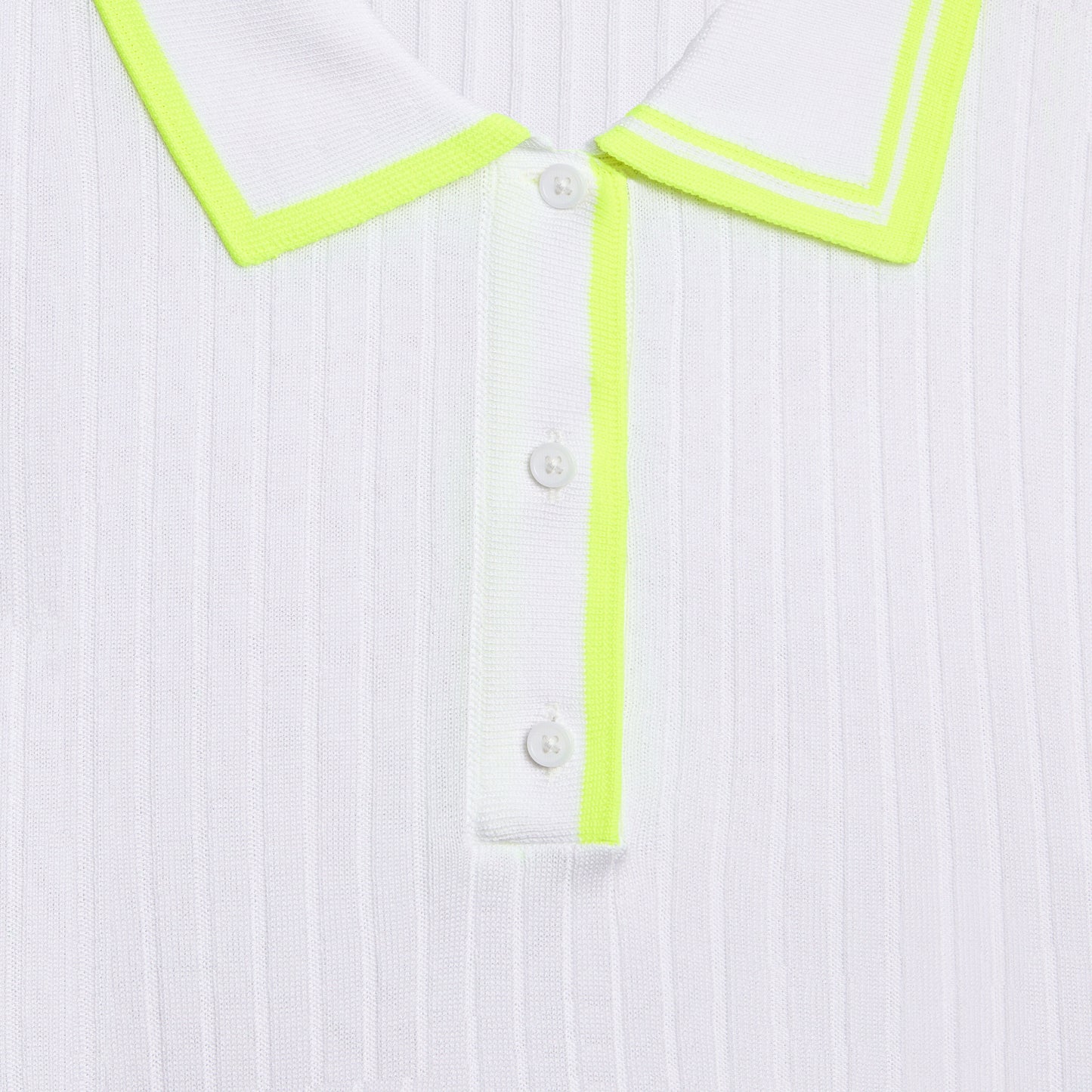 RIBBED KNIT LONG SLEEVE POLO SWEATER | G/FORE New