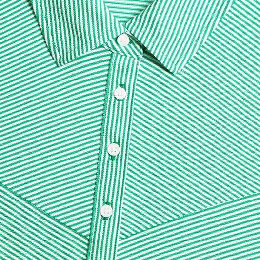 CHEVRON STRIPE TECH PIQUÉ SLEEVELESS POLO | G/FORE Online