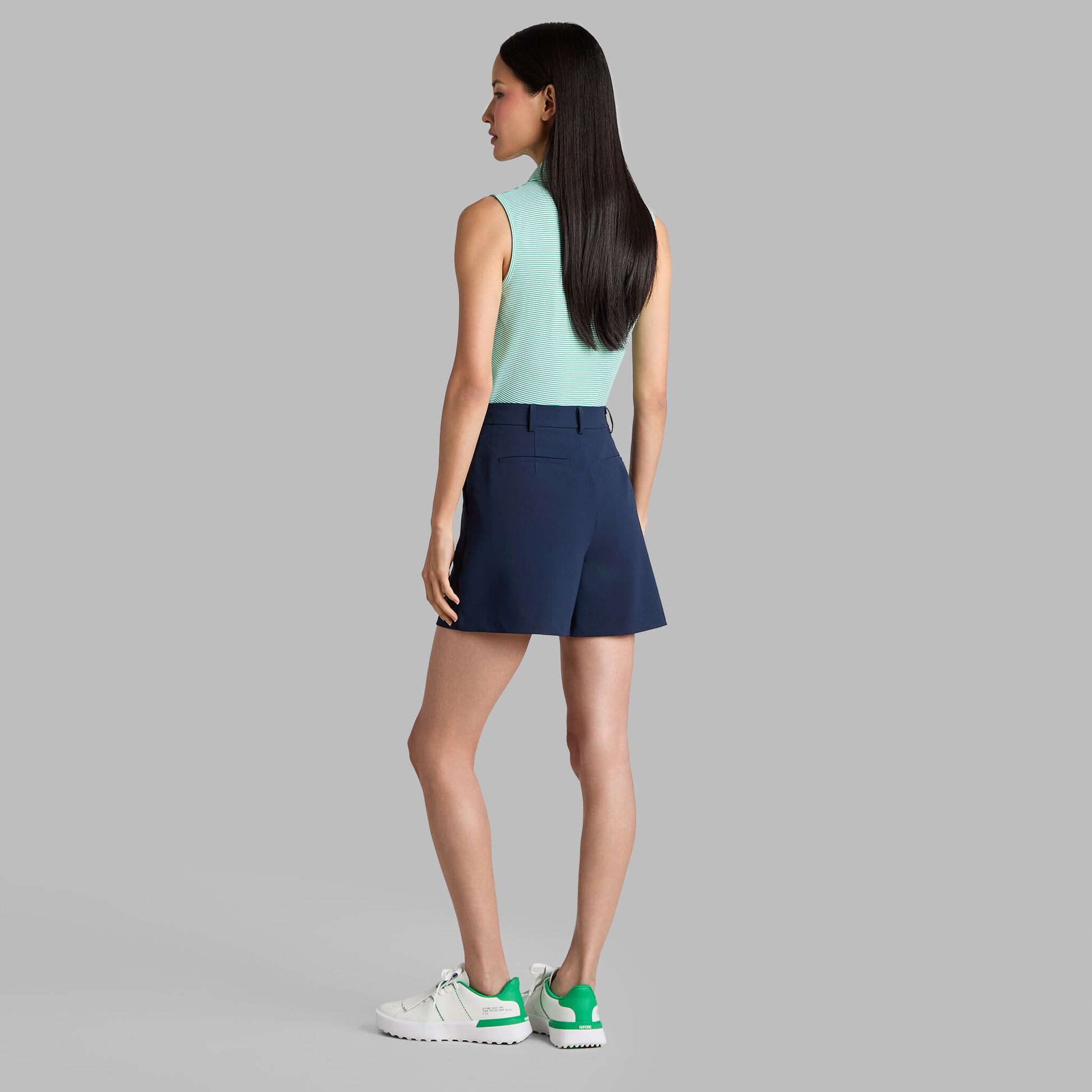 CHEVRON STRIPE TECH PIQUÉ SLEEVELESS POLO | G/FORE Online