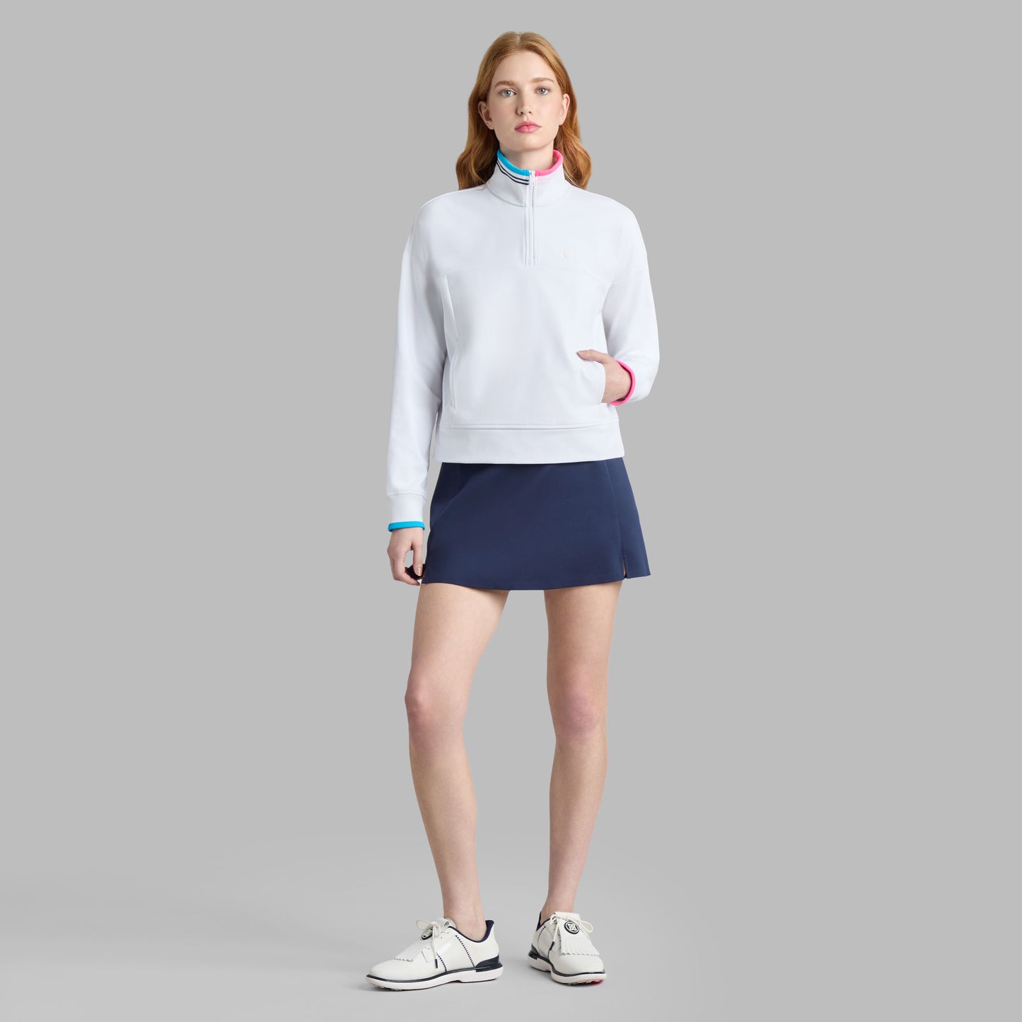 BRUSHED BACK STRETCH PULLOVER | G/FORE sale