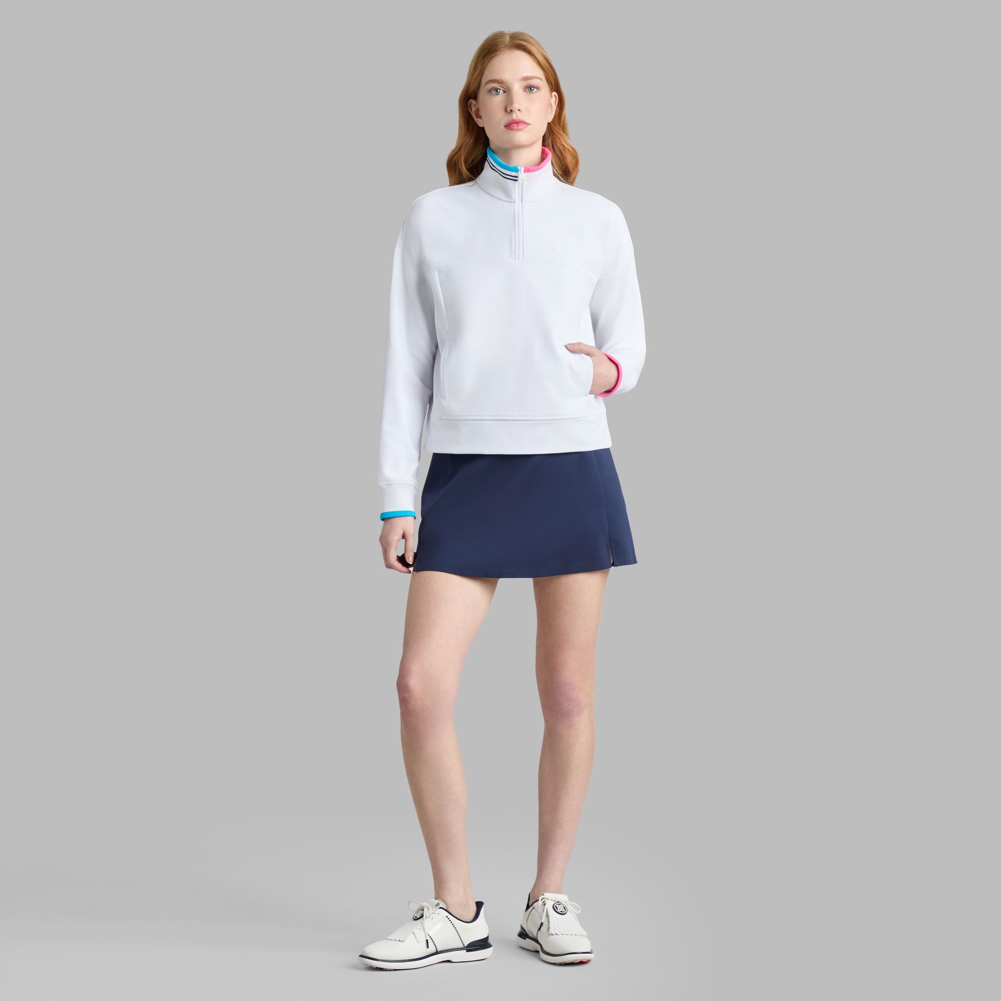 BRUSHED BACK STRETCH PULLOVER | G/FORE sale