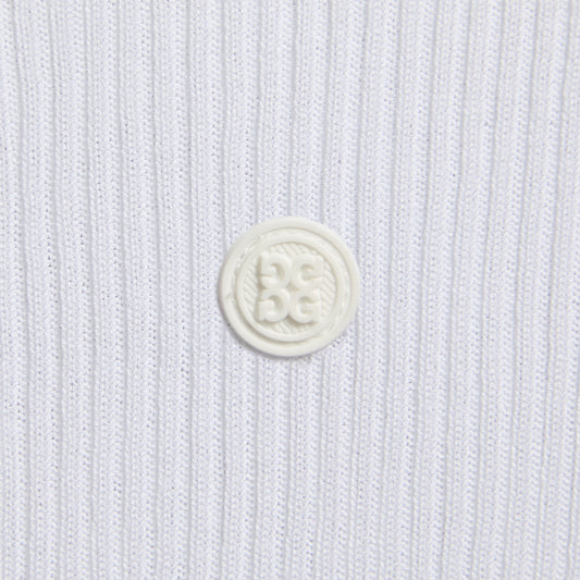 COTTON BLEND RIB KNIT FITTED TOP | G/FORE Outlet