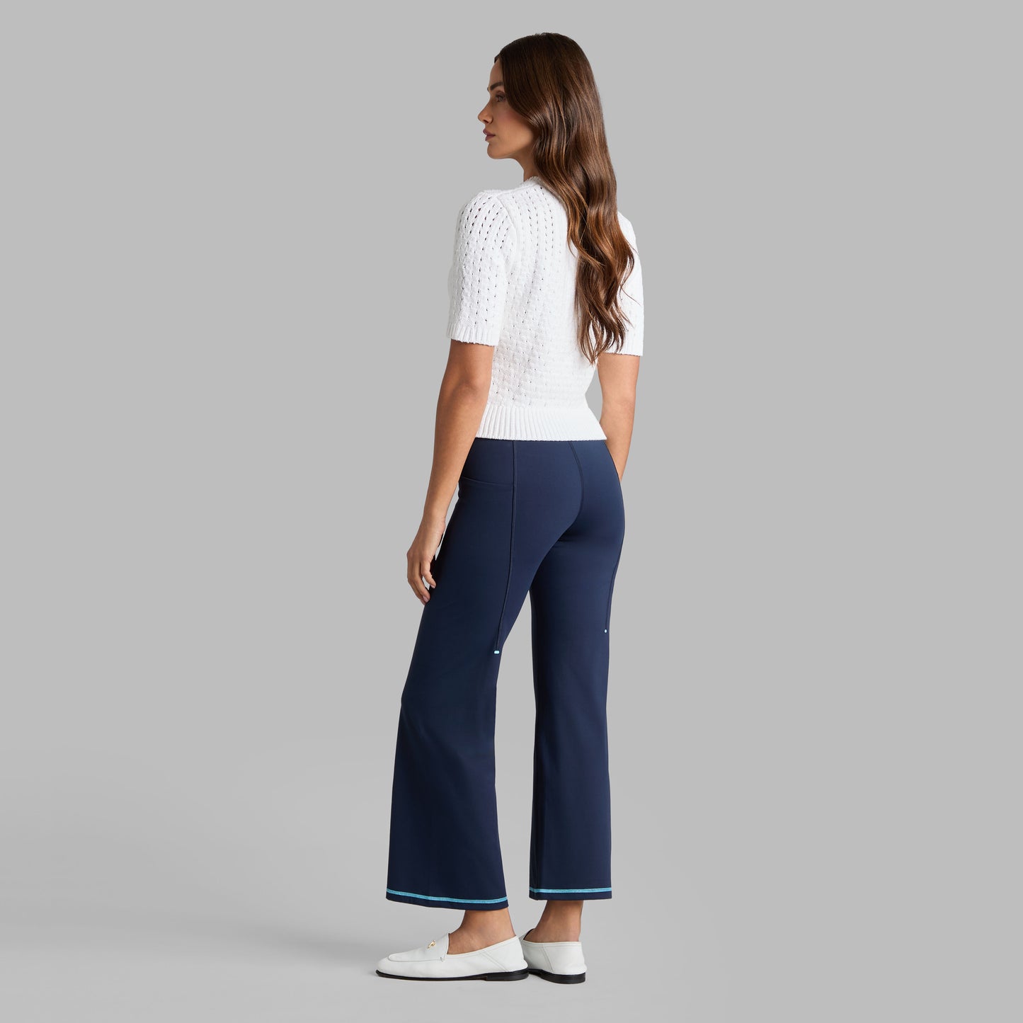 LTD RELEASE VILLA COTTON BLEND CROPPED SHORT SLEEVE SWEATER | G/FORE New
