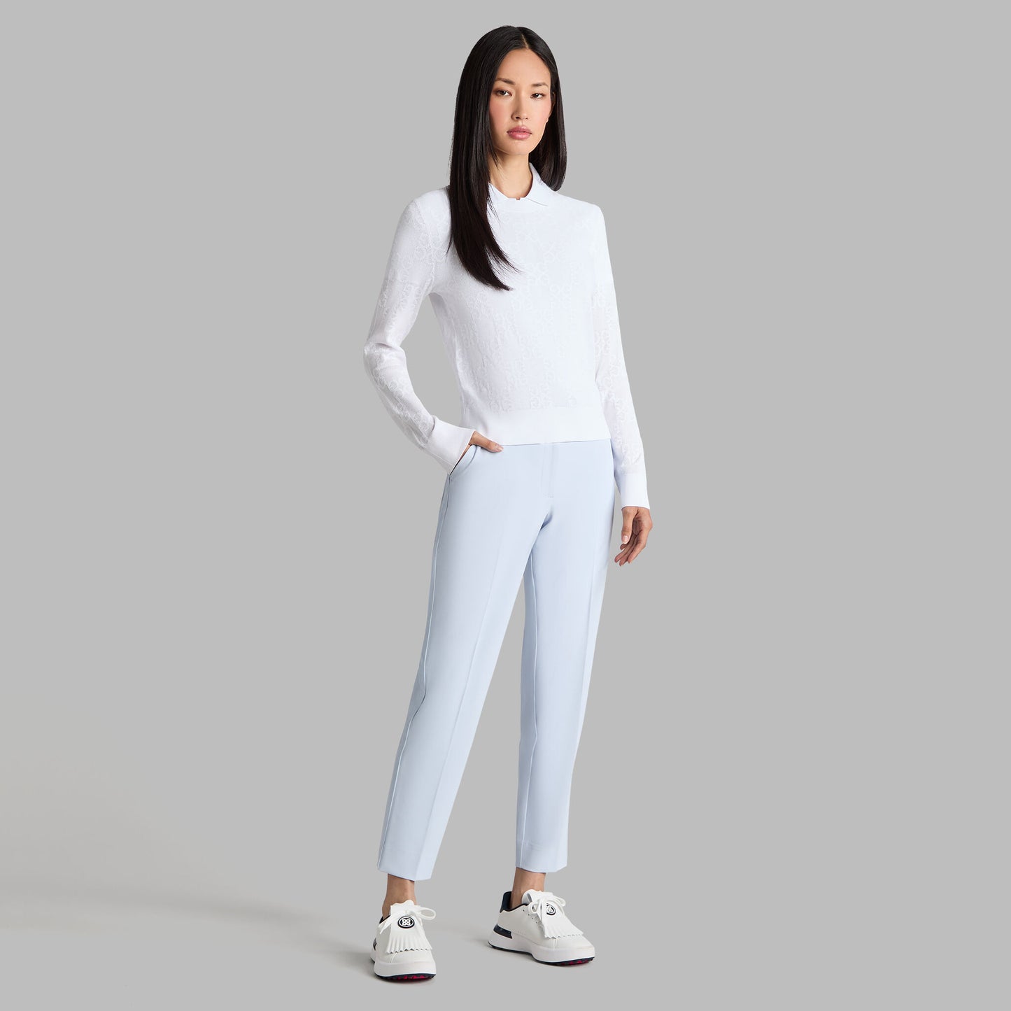 POINTELLE G CREWNECK SWEATER | G/FORE Online