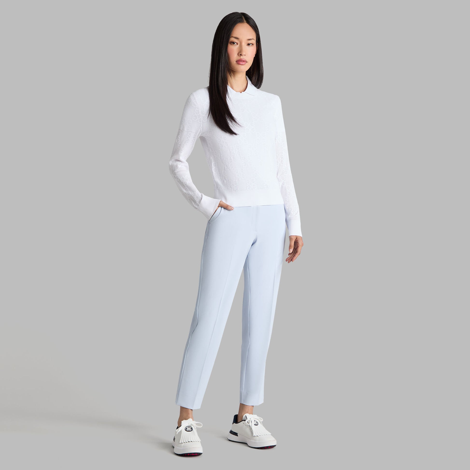 POINTELLE G CREWNECK SWEATER | G/FORE Online