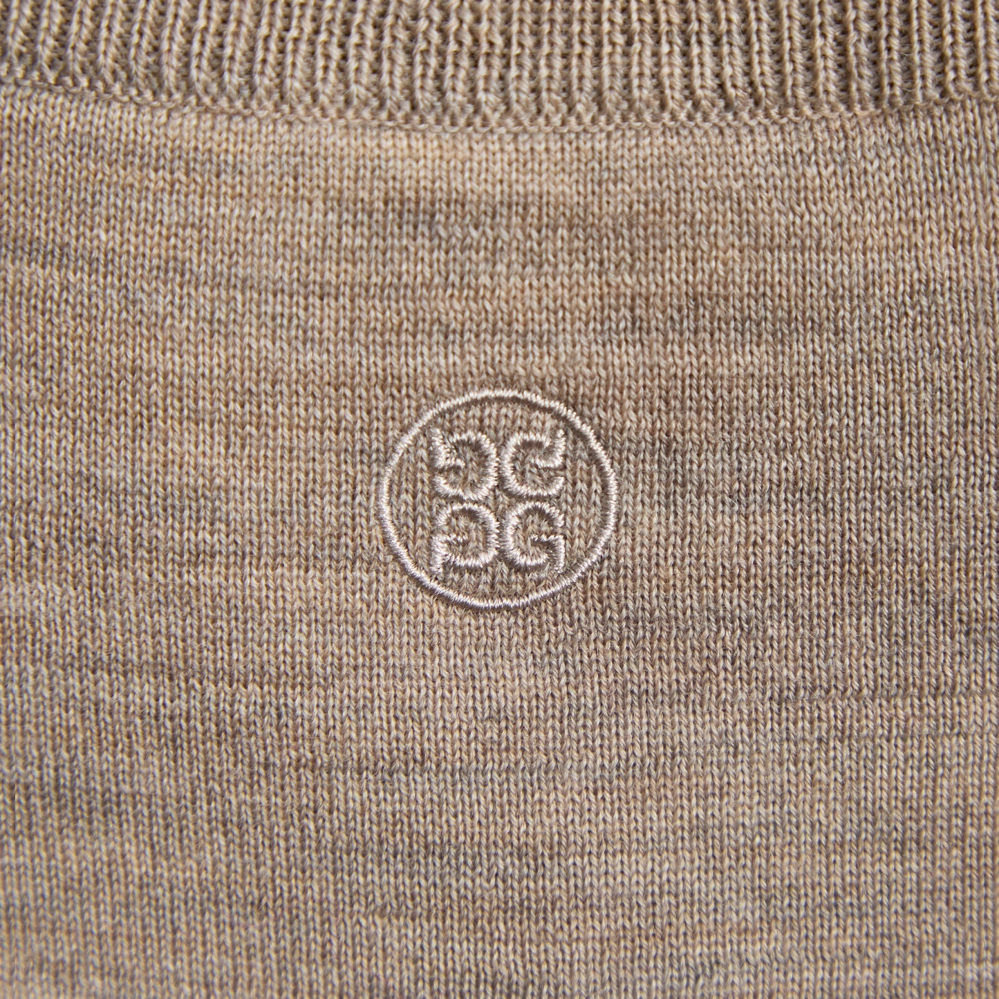 MERINO WOOL COTTON PLAITED 1/4 ZIP SWEATER | G/FORE sale
