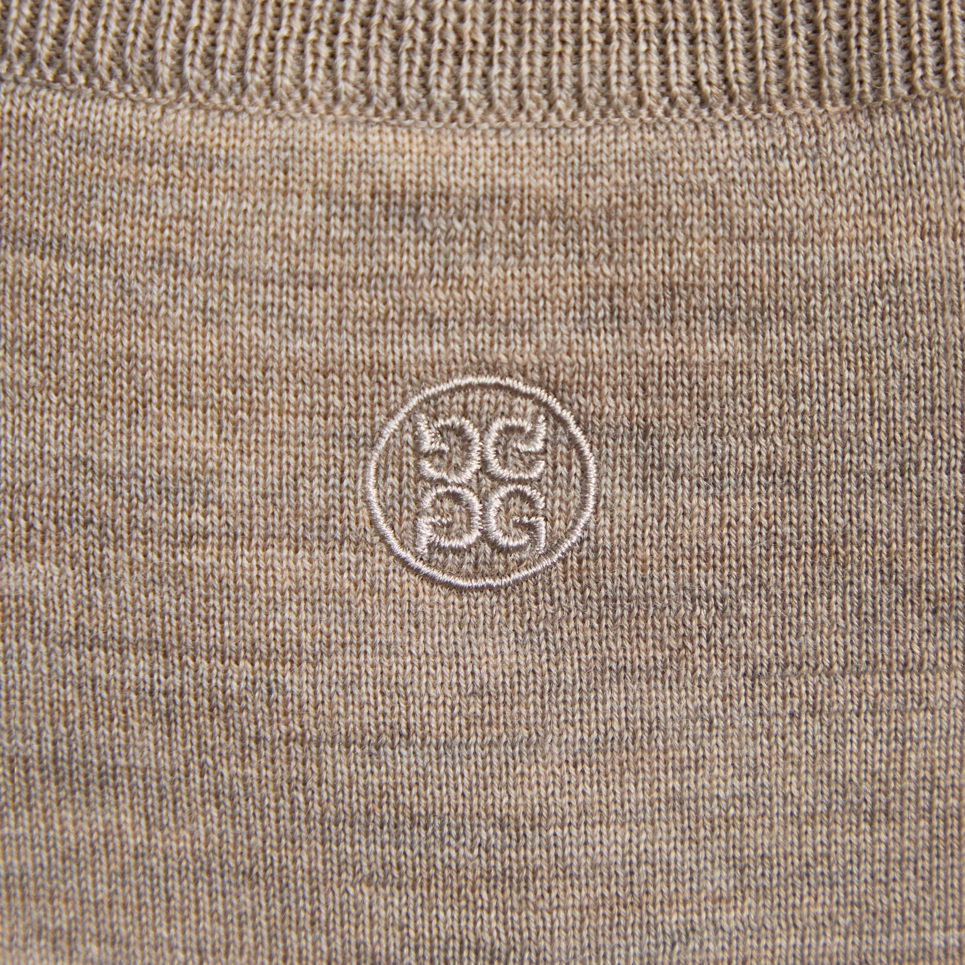 MERINO WOOL COTTON PLAITED 1/4 ZIP SWEATER | G/FORE sale