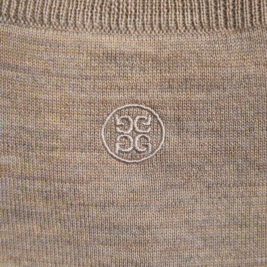 MERINO WOOL COTTON PLAITED 1/4 ZIP SWEATER | G/FORE sale
