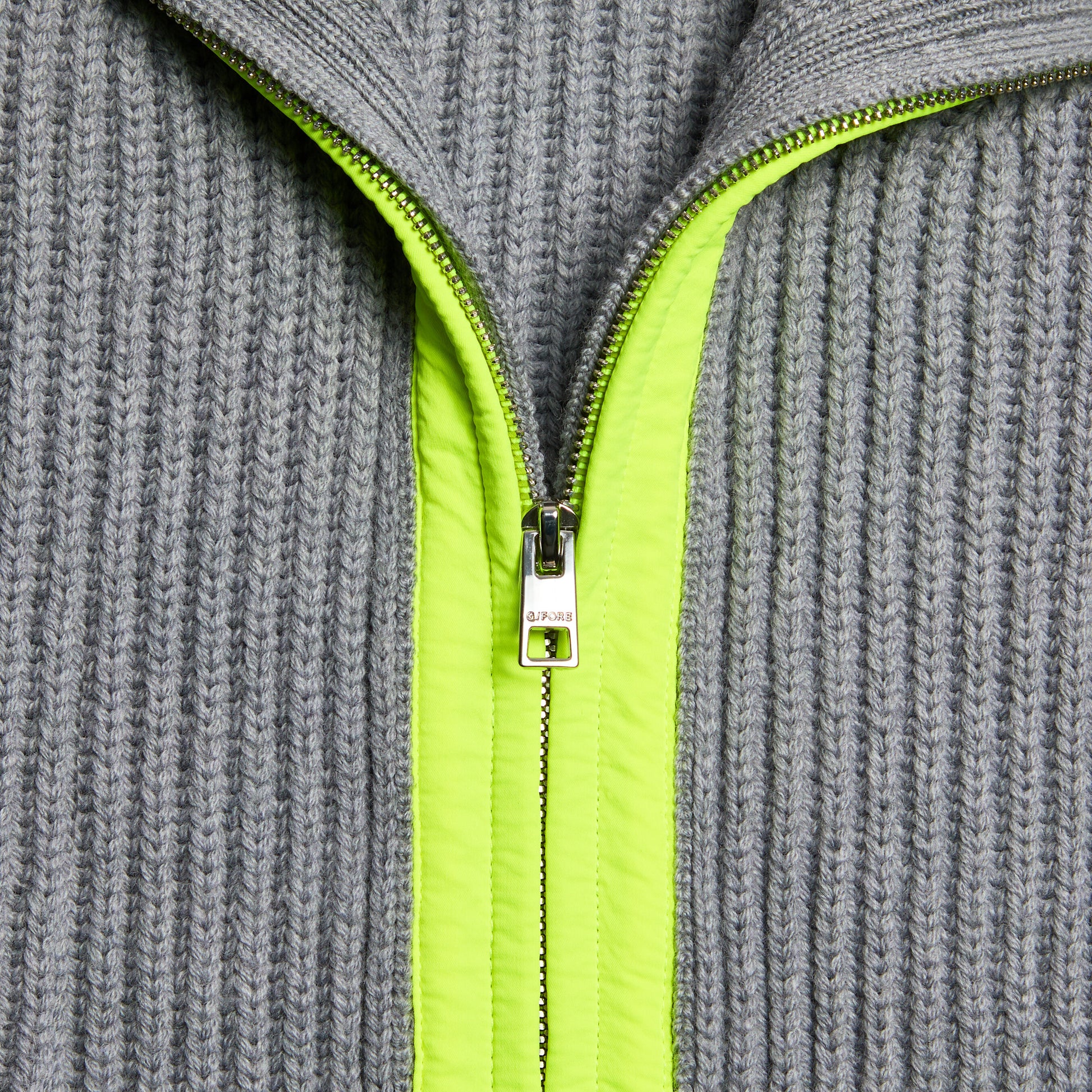 FUNNEL NECK MERINO WOOL SWEATER JACKET | G/FORE For Sale