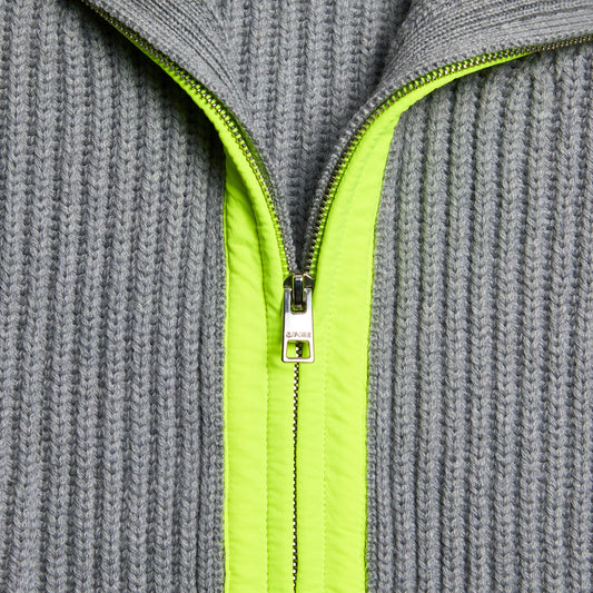 FUNNEL NECK MERINO WOOL SWEATER JACKET | G/FORE For Sale