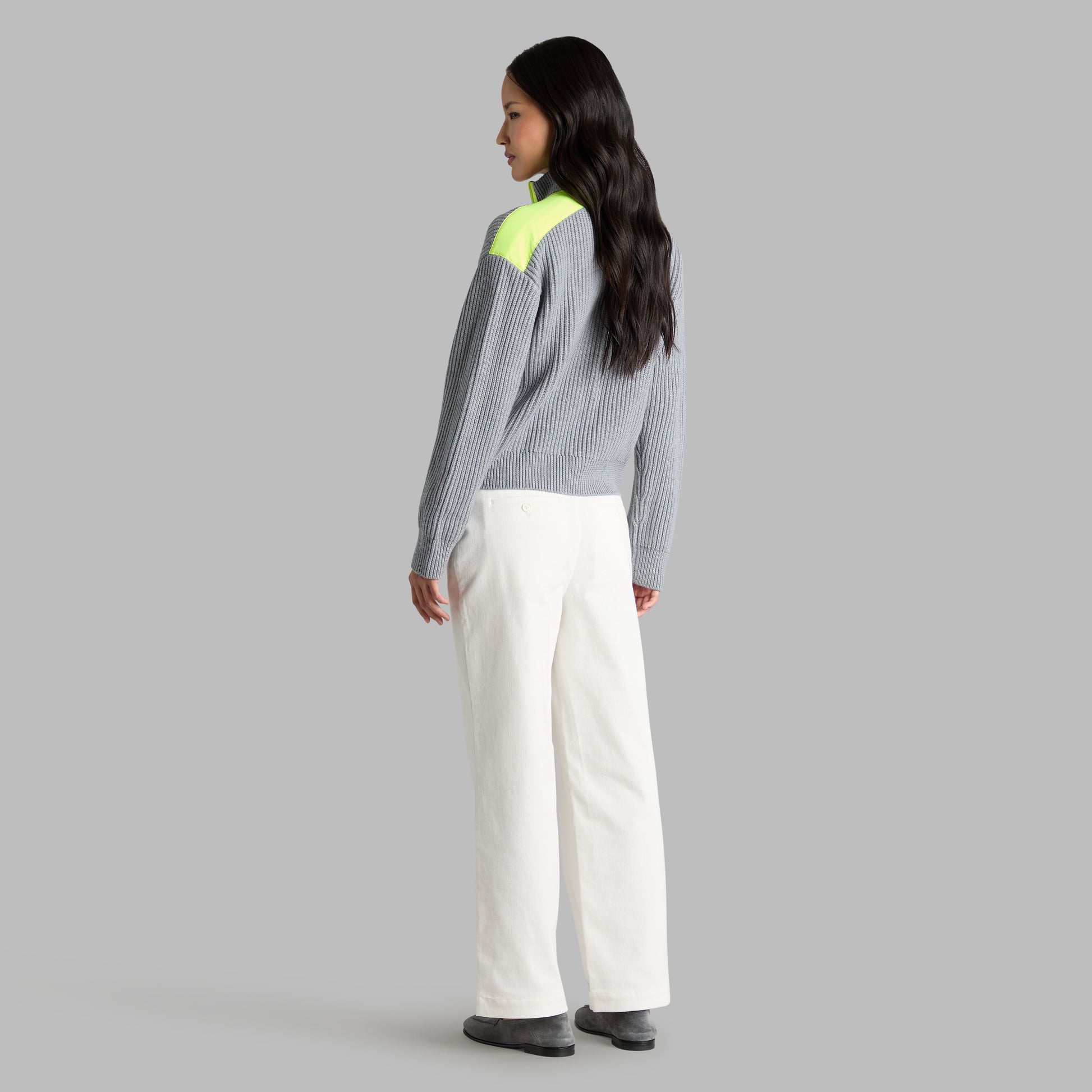 FUNNEL NECK MERINO WOOL SWEATER JACKET | G/FORE For Sale