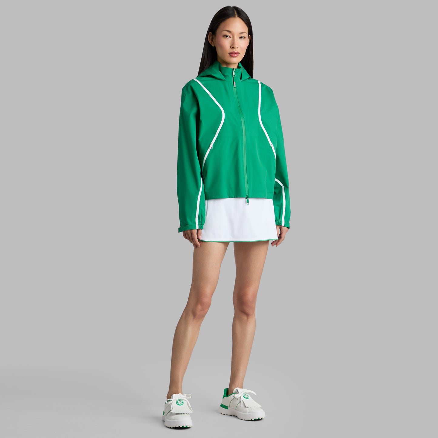 PANELED WATER REPELLENT HOODED JACKET | G/FORE On sale