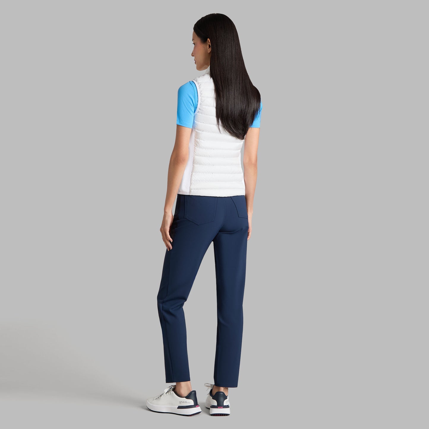 V-DOWN QUILTED STRETCH TECH INTERLOCK VEST | G/FORE New