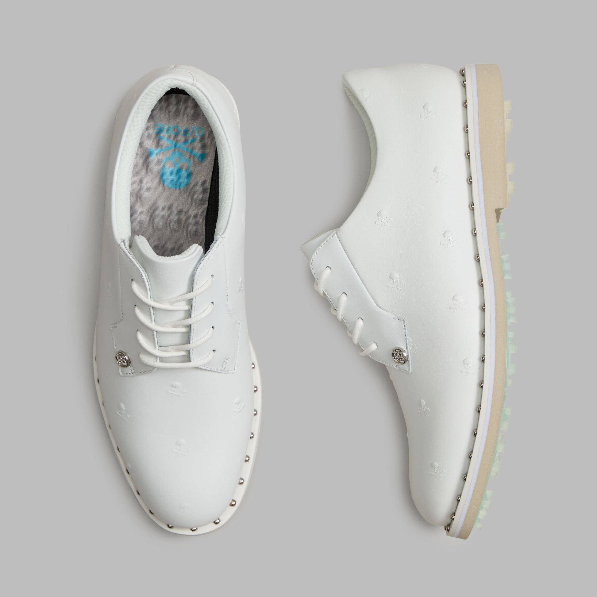 GALLIVANTER STUDDED LEATHER SKULL & TEES GOLF SHOE | G/FORE Discount