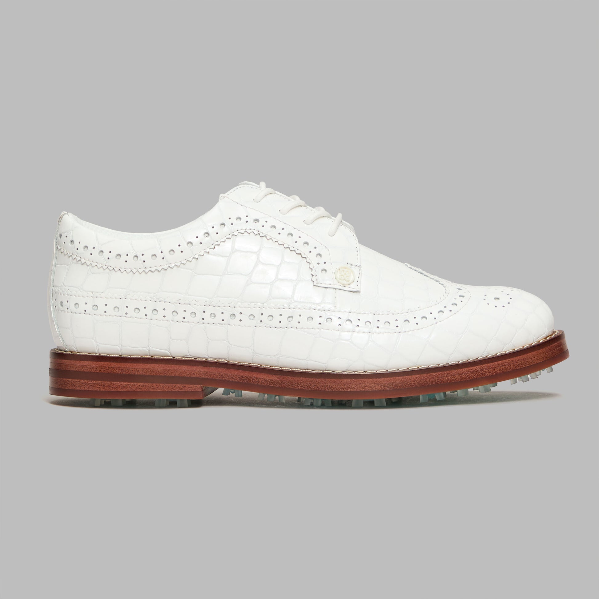 LTD RELEASE GALLIVANTER CROC-EMBOSSED LEATHER LUXE SOLE GOLF SHOE | G/FORE Outlet
